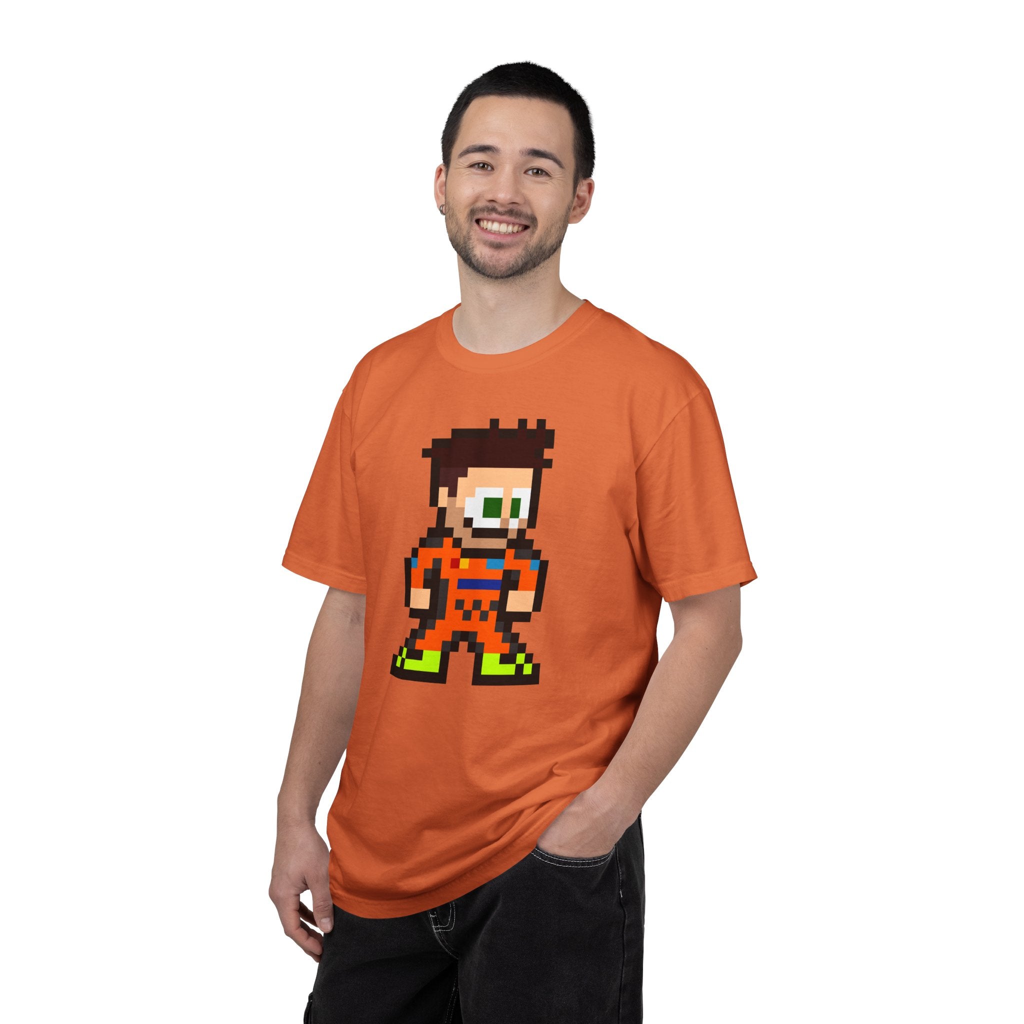 8-bit Lando Norris Adult Heavyweight 100% Cotton T-shirt