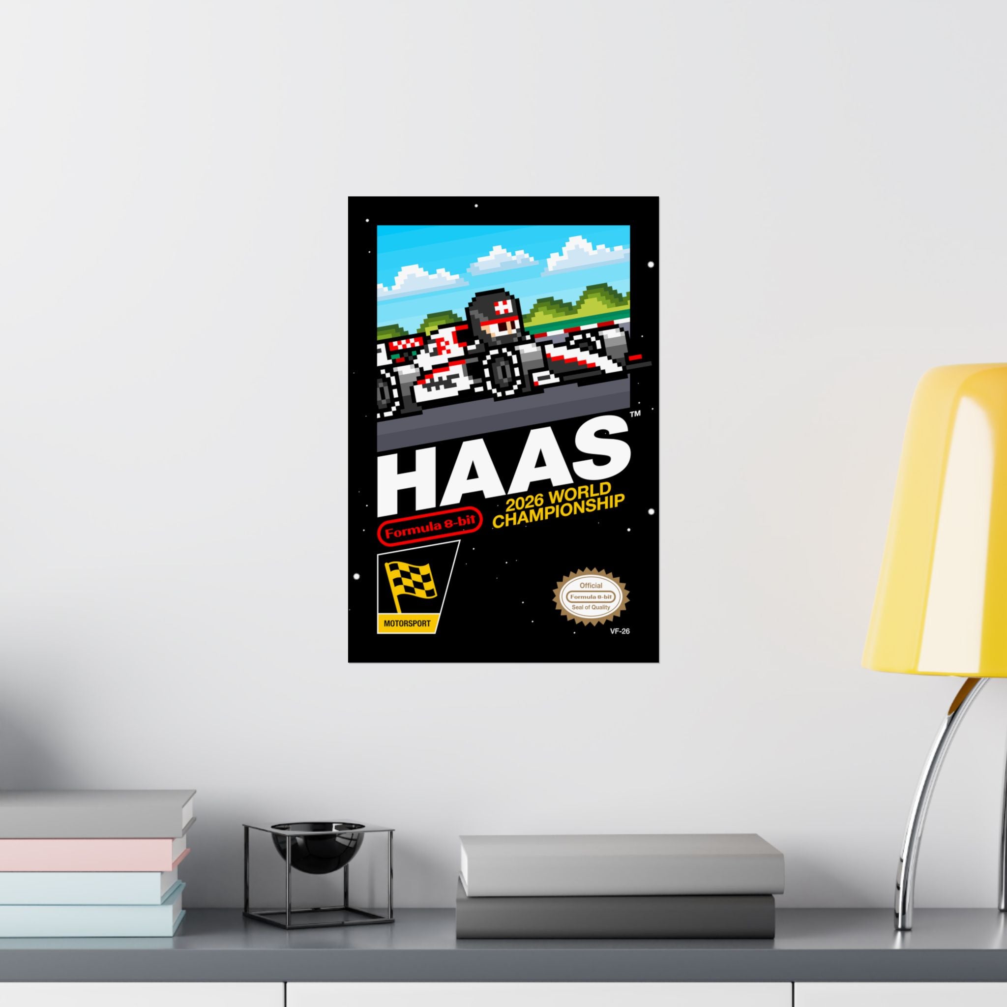 Haas 8-bit Game Poster