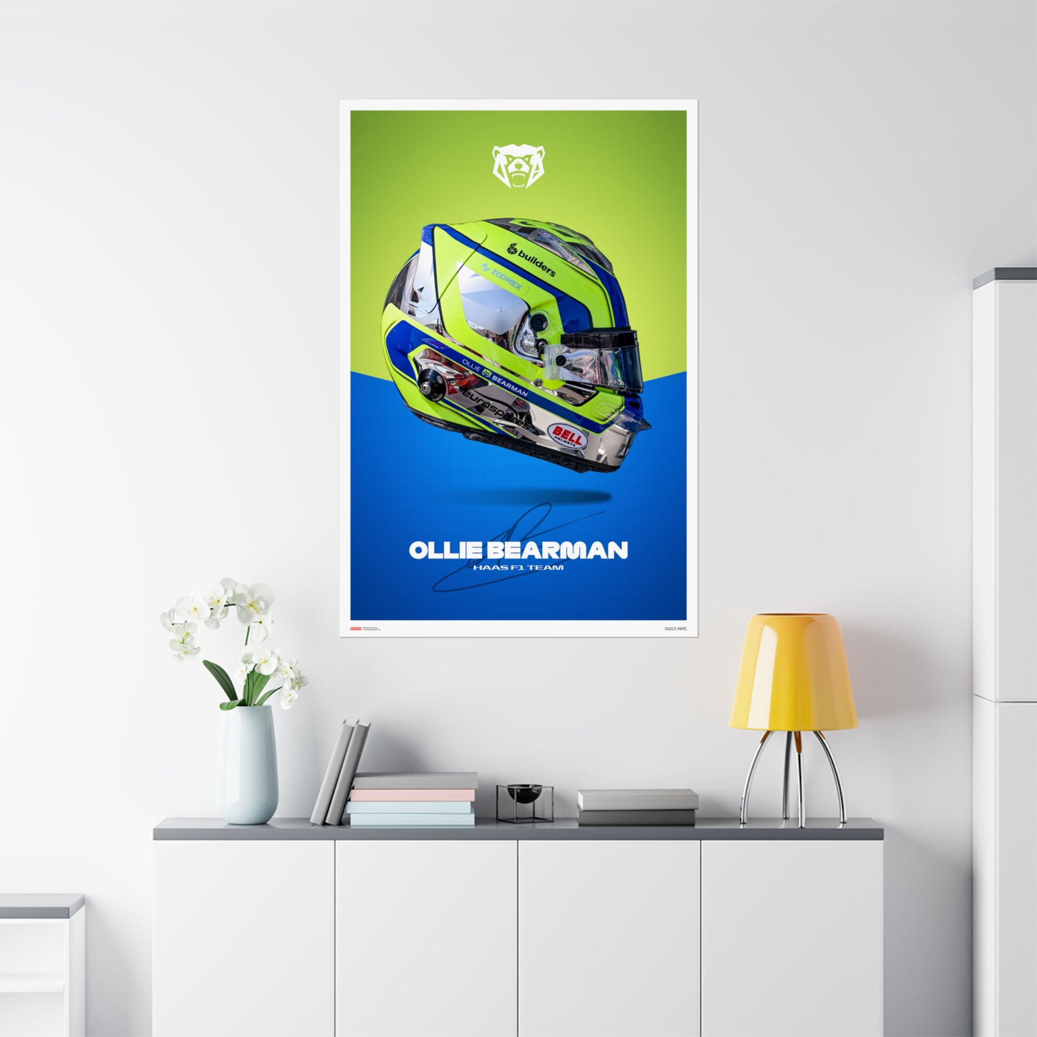 Ollie Bearman Signature Poster