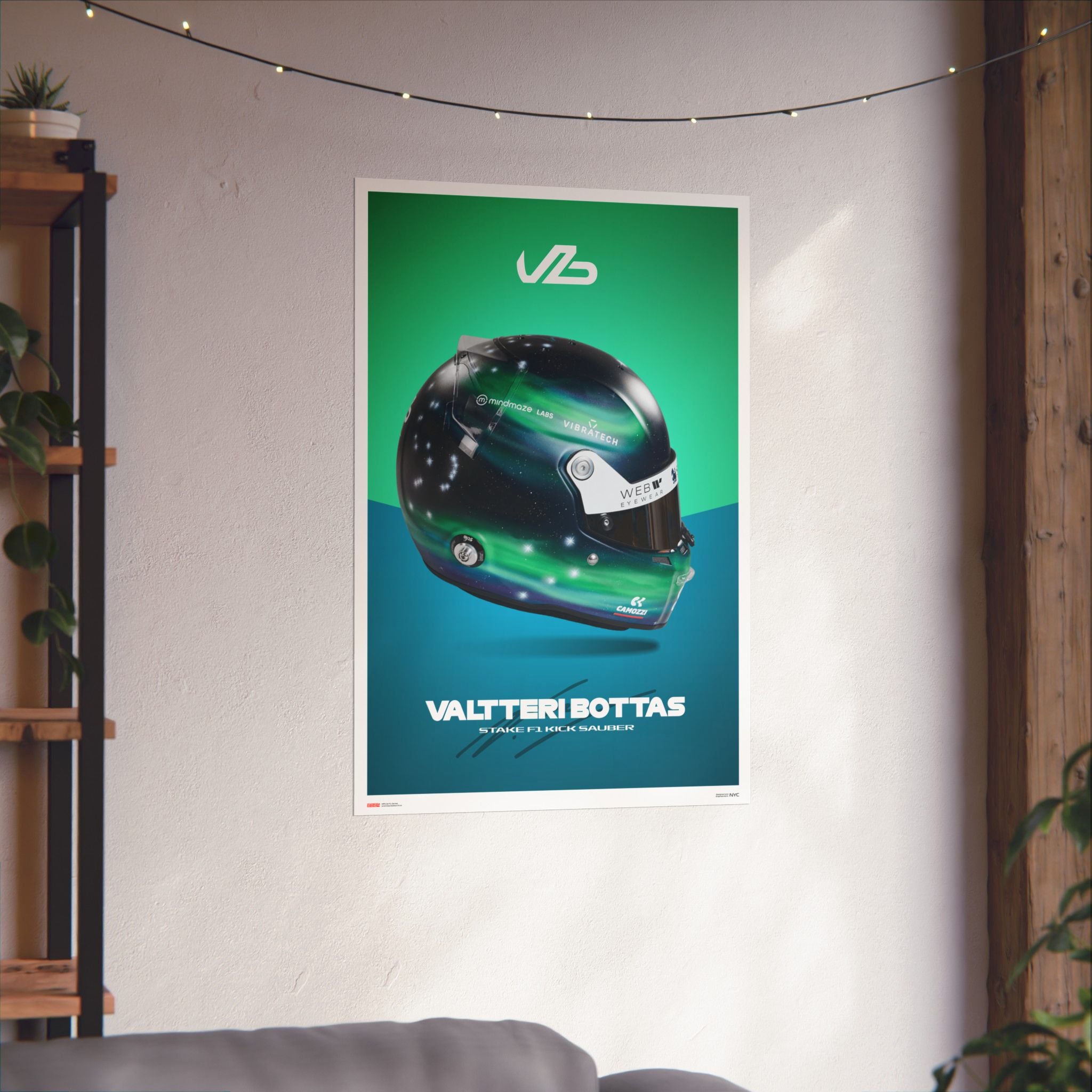 Valtteri Bottas Signature Poster
