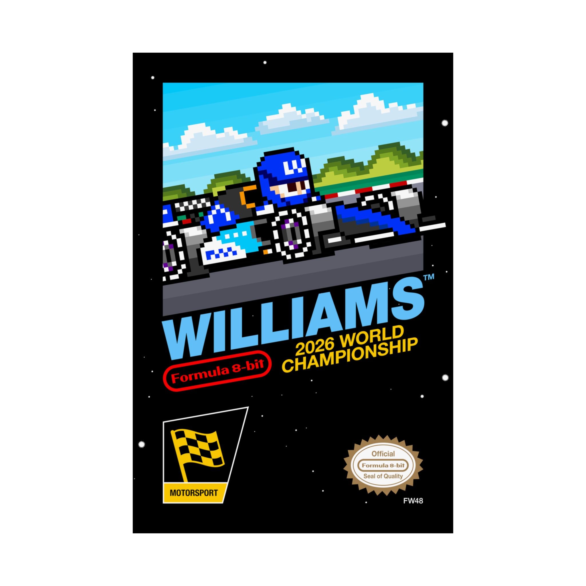 Williams 8-bit Game Poster