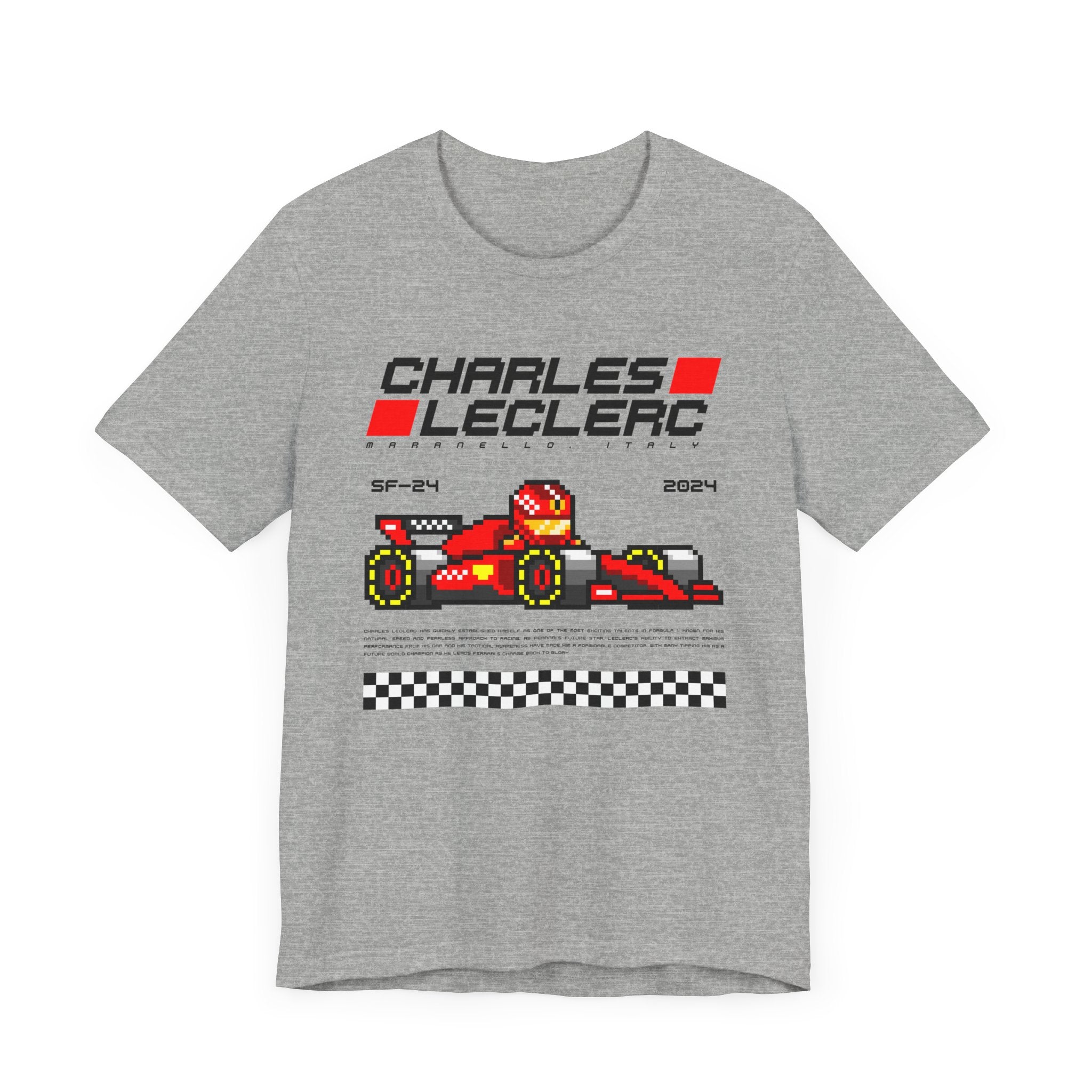 Charles Leclerc 8-bit Team T-shirt