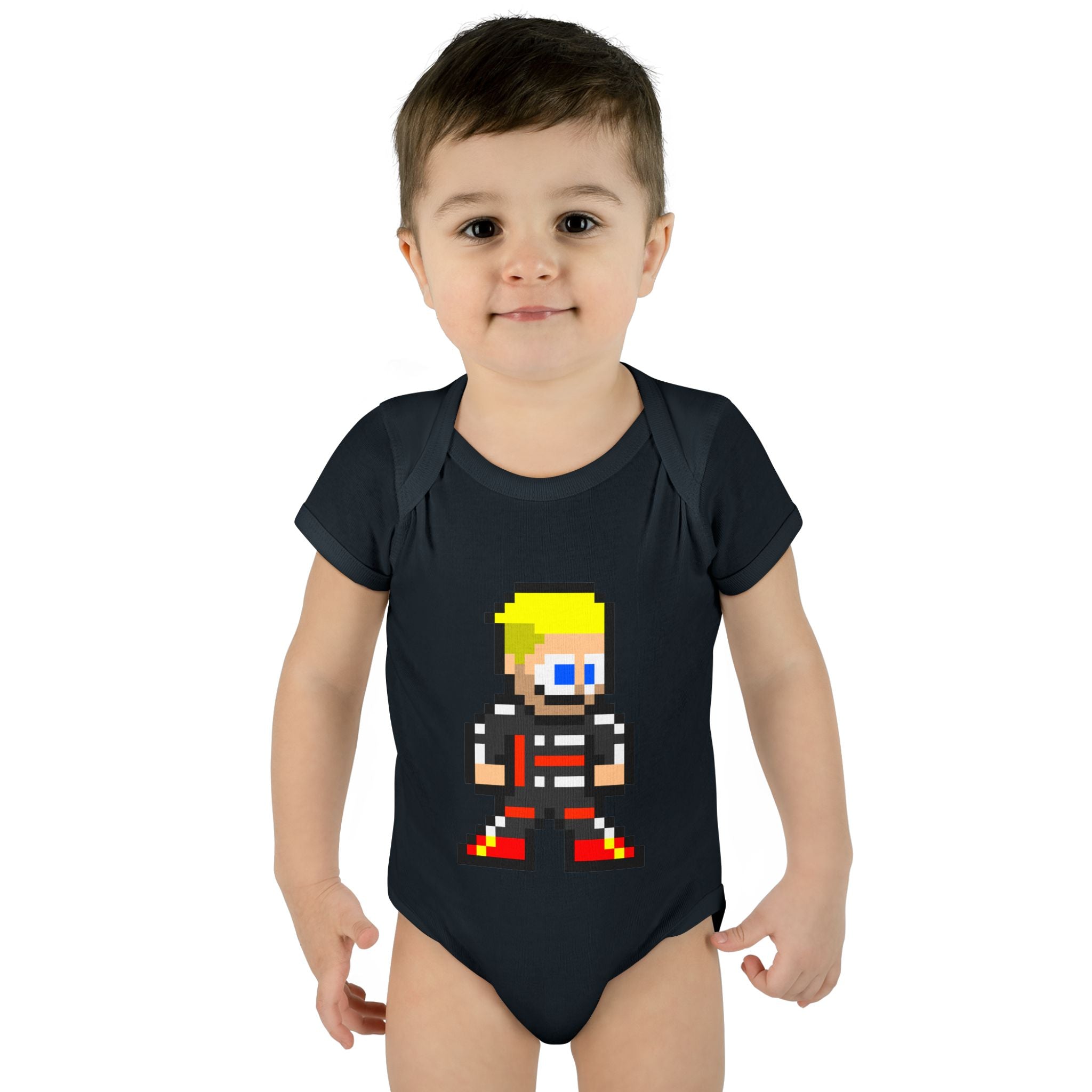 8-bit Nico Hulkenberg Baby Bodysuit