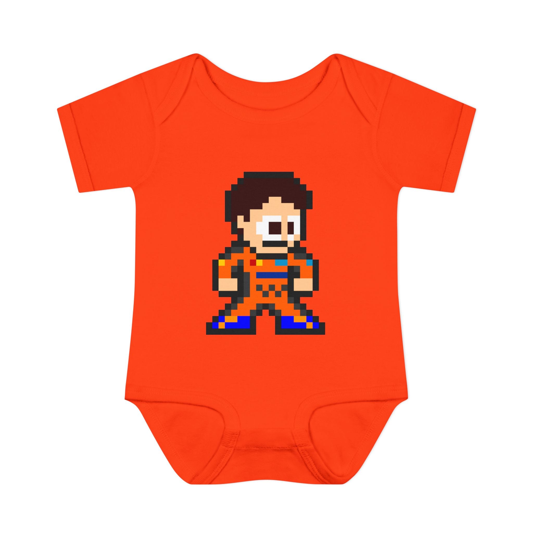8-bit Oscar Piastri Baby Bodysuit