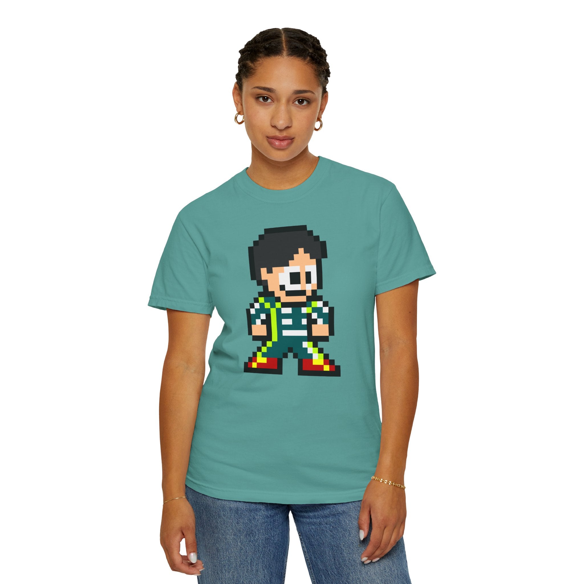 8-bit Lance Stroll Adult Heavyweight 100% Cotton T-shirt