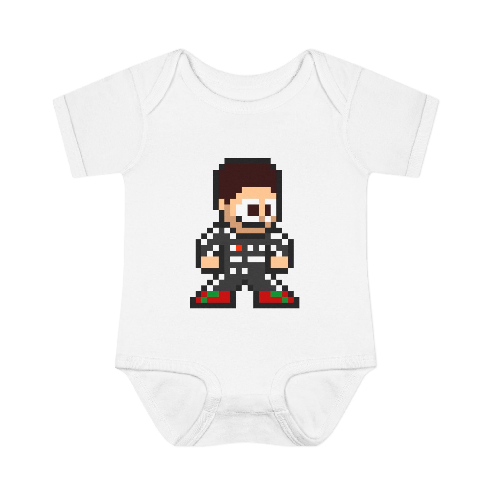 8-bit Sergio Perez Baby Bodysuit