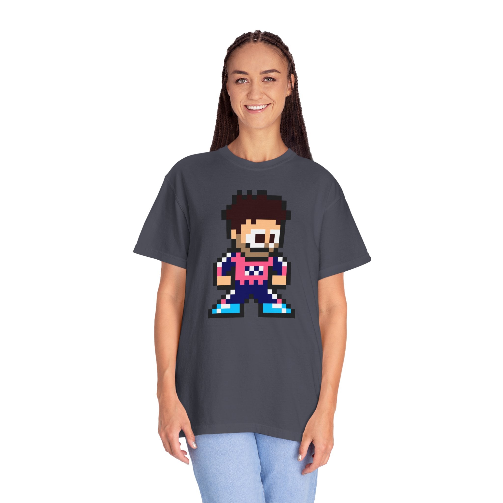 8-bit Franco Colapinto Adult Heavyweight 100% Cotton T-shirt