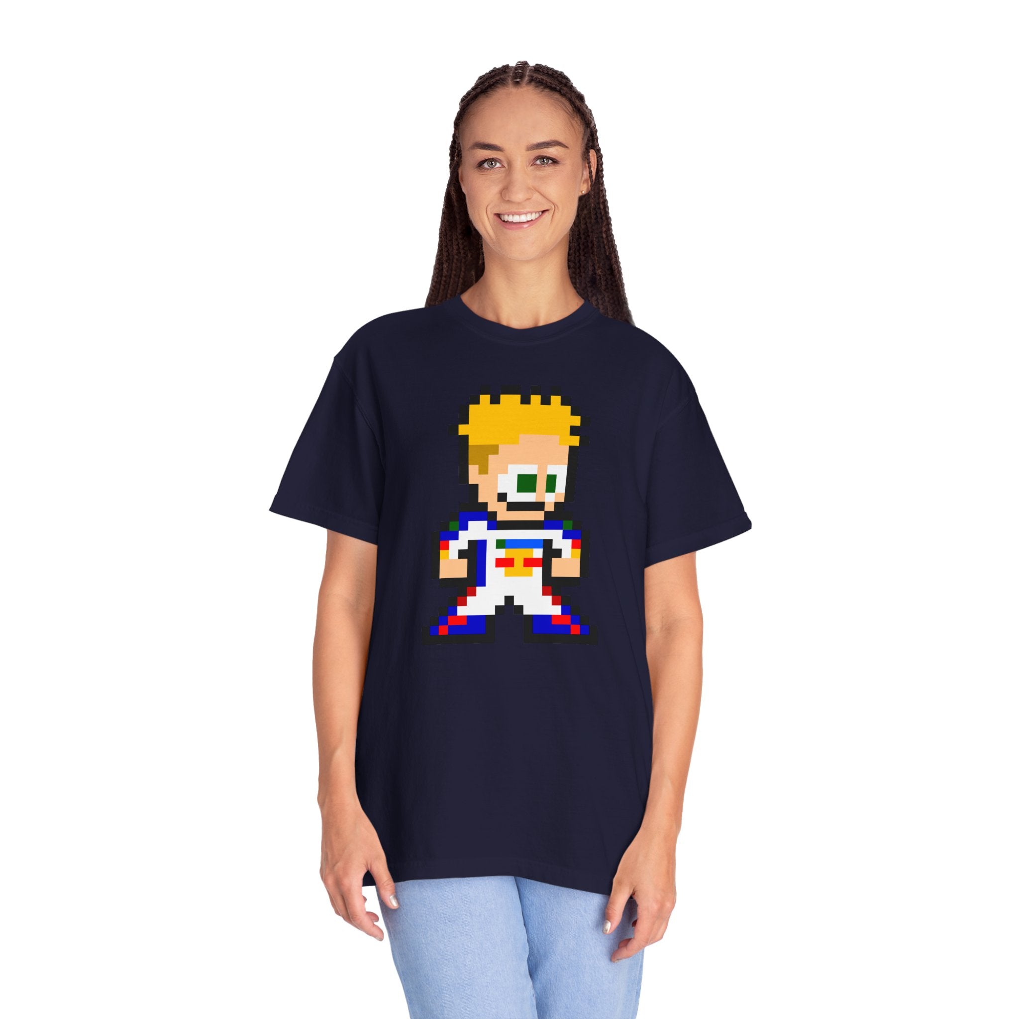 8-bit Liam Lawson Adult Heavyweight 100% Cotton T-shirt