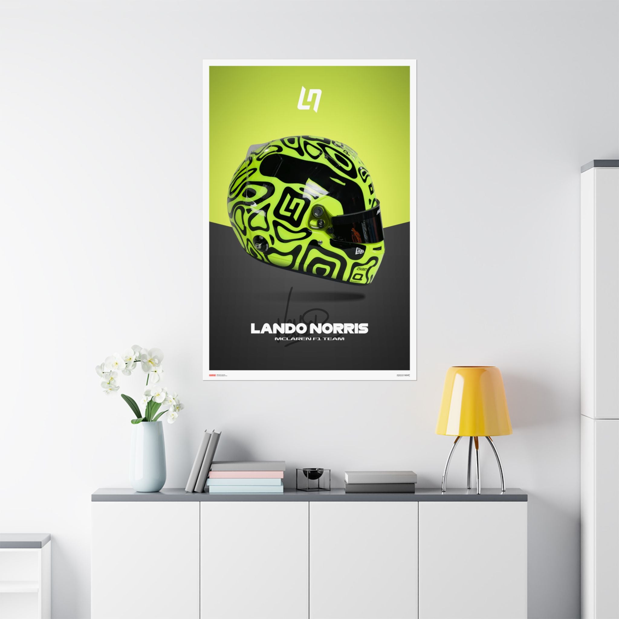 Lando Norris Signature Poster