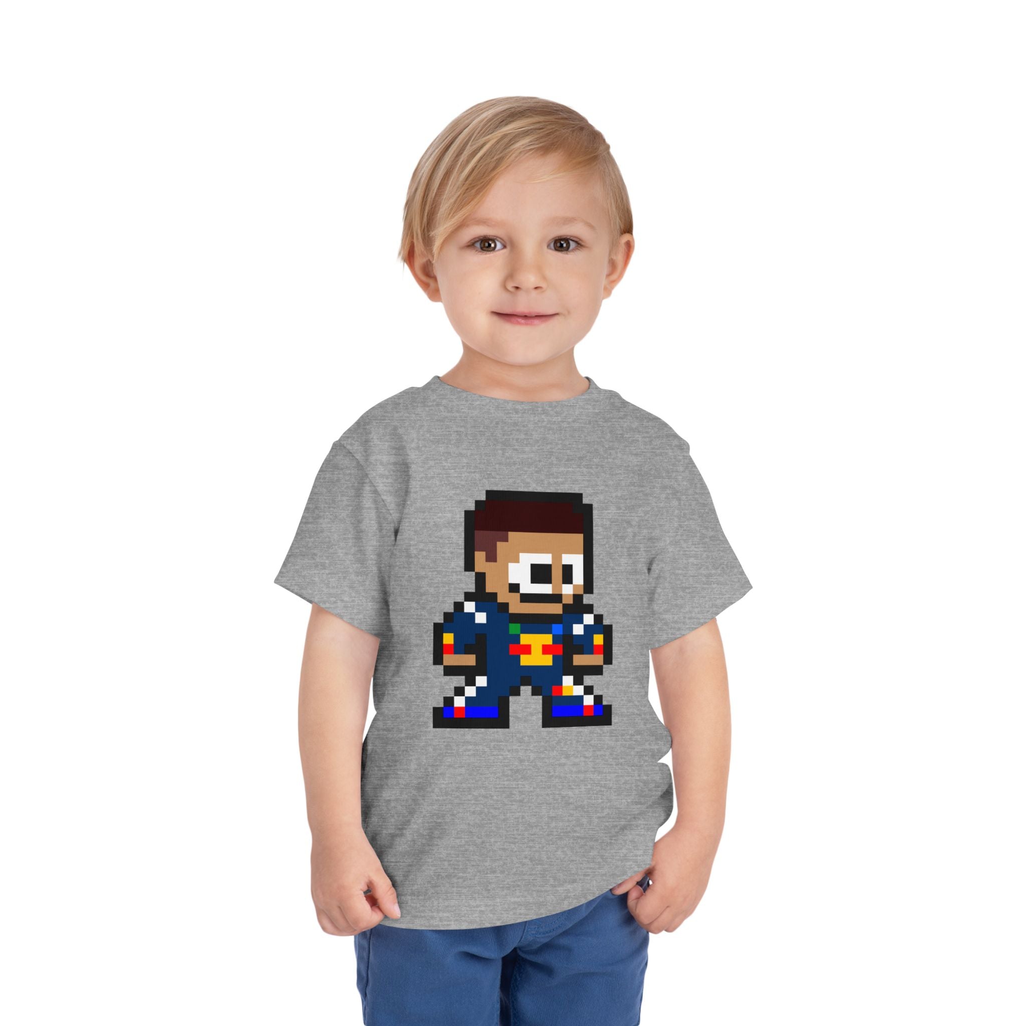 8-bit Isack Hadjar Toddler Tee