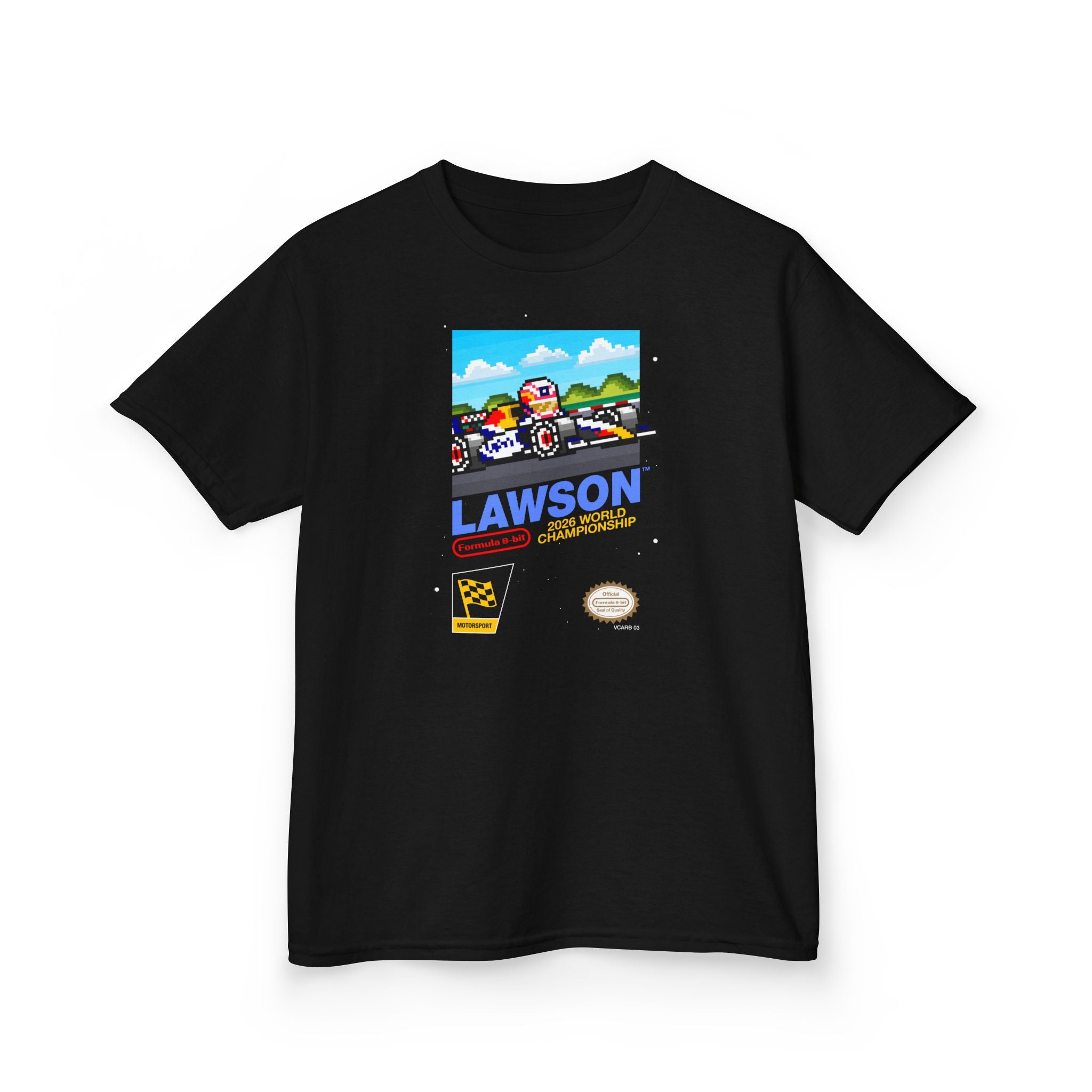 Lawson 8-bit Game Kids Heavyweight 100% Cotton T-shirt