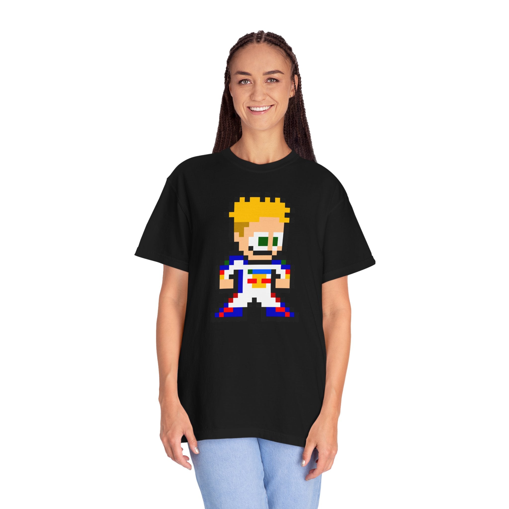 8-bit Liam Lawson Adult Heavyweight 100% Cotton T-shirt