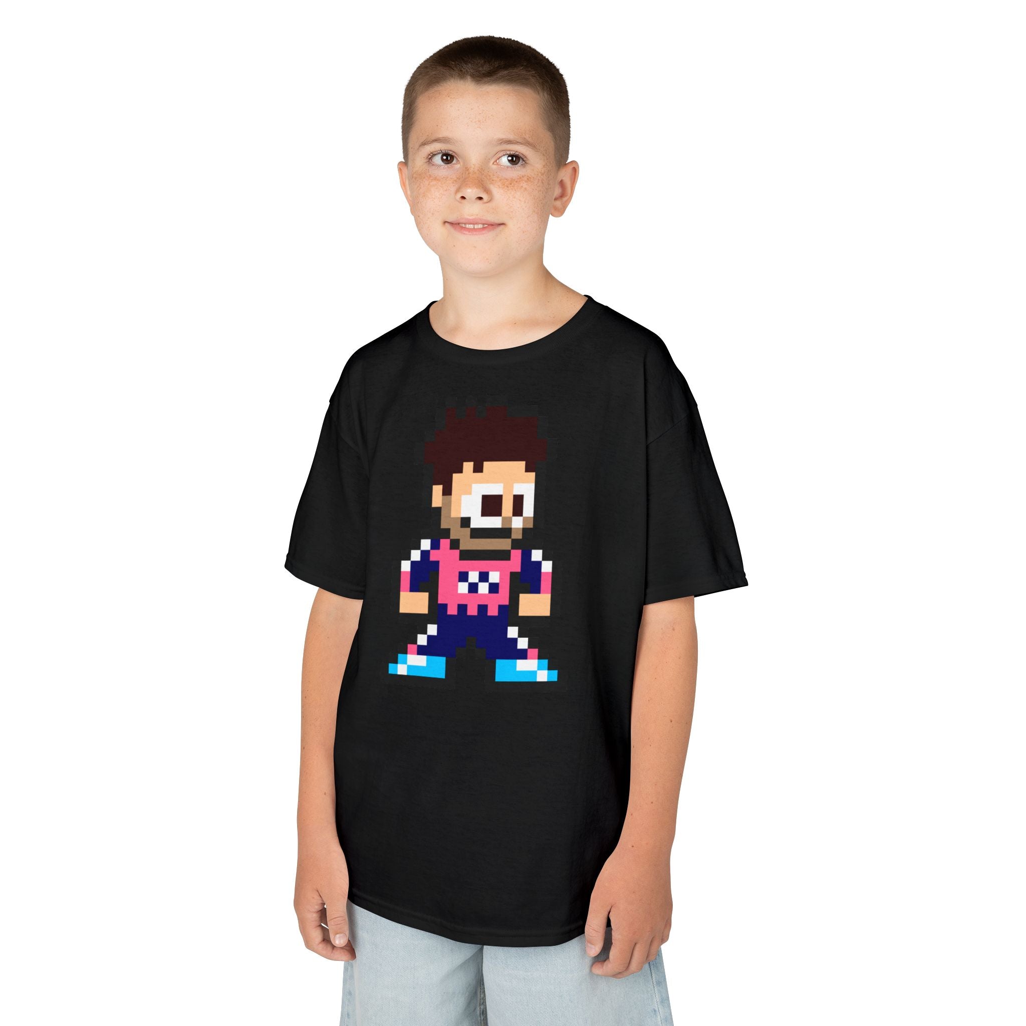 8-bit Franco Colapinto Kids Tee