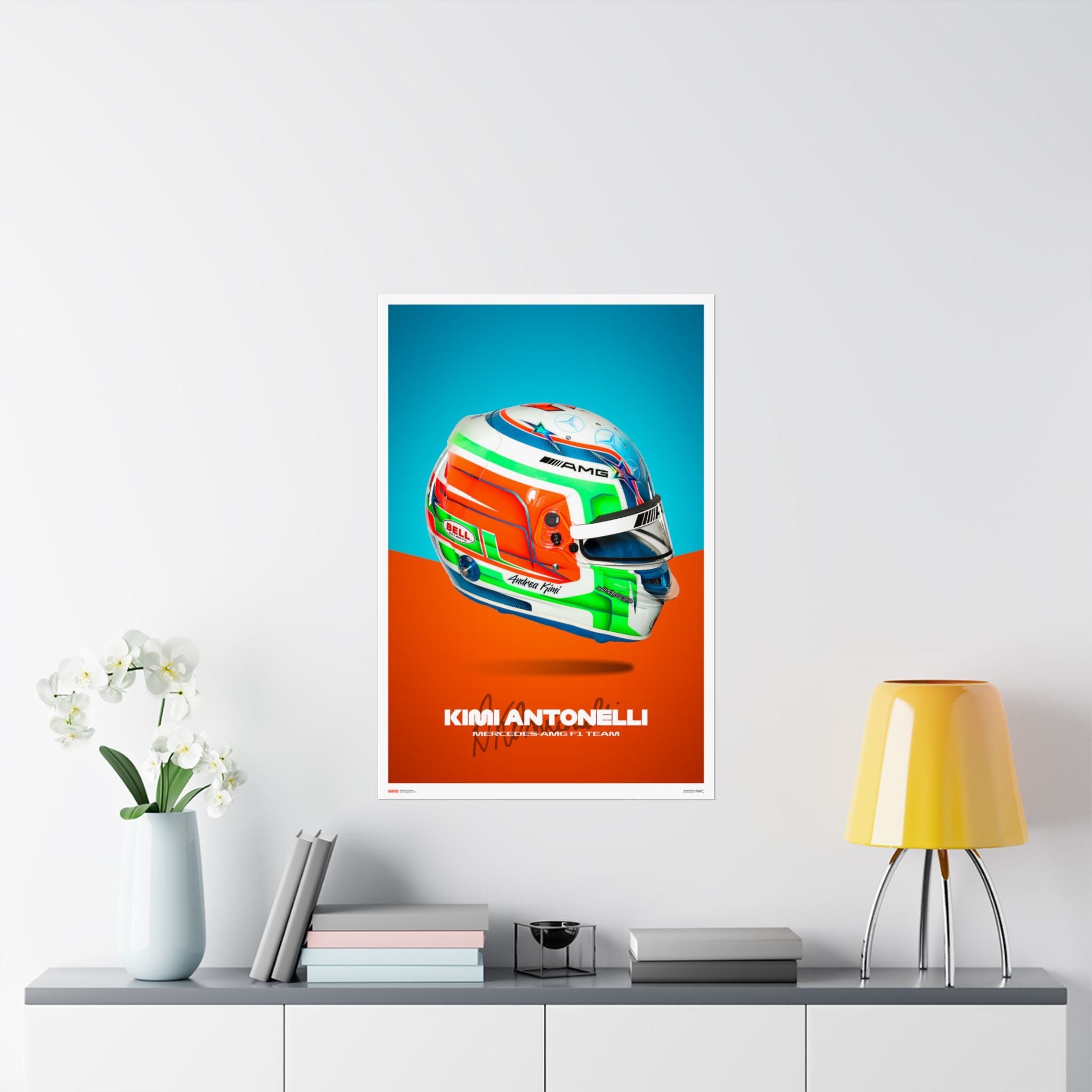 Kimi Antonelli Signature Poster