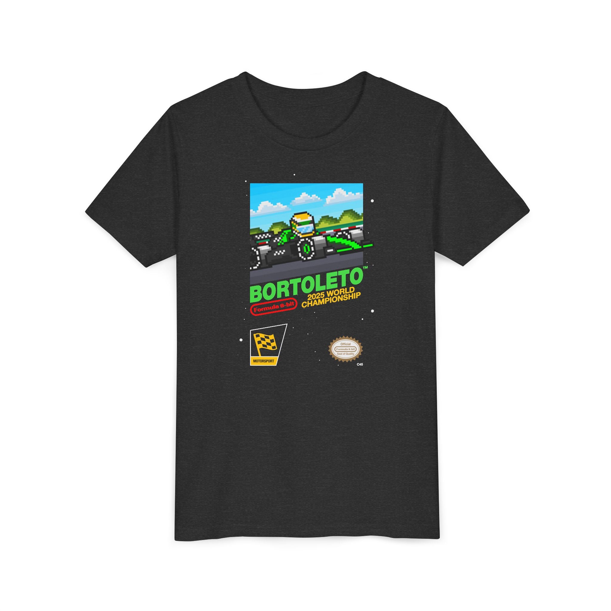 Bortoleto 8-bit Game Youth T-shirt