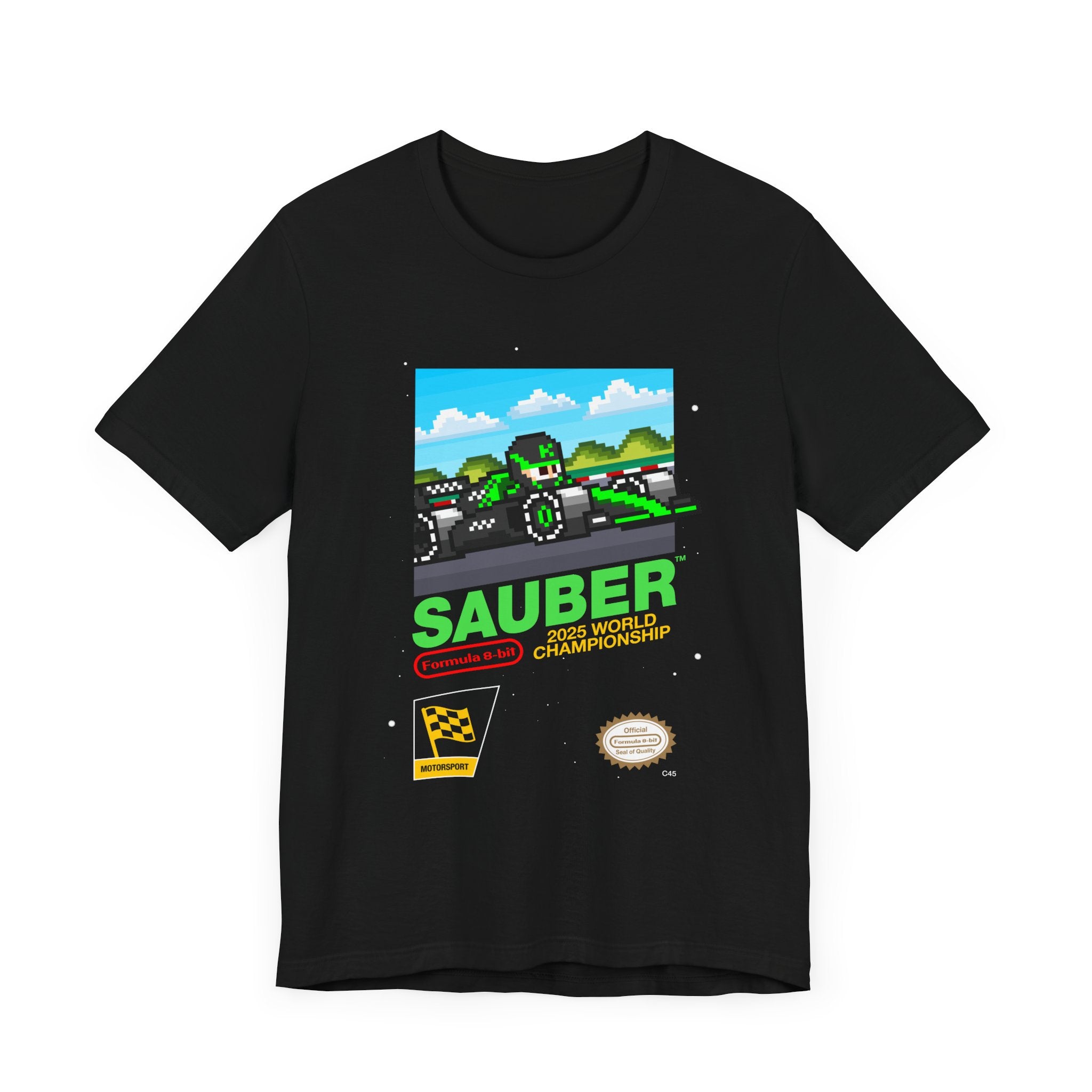 Sauber 8-bit Game T-shirt