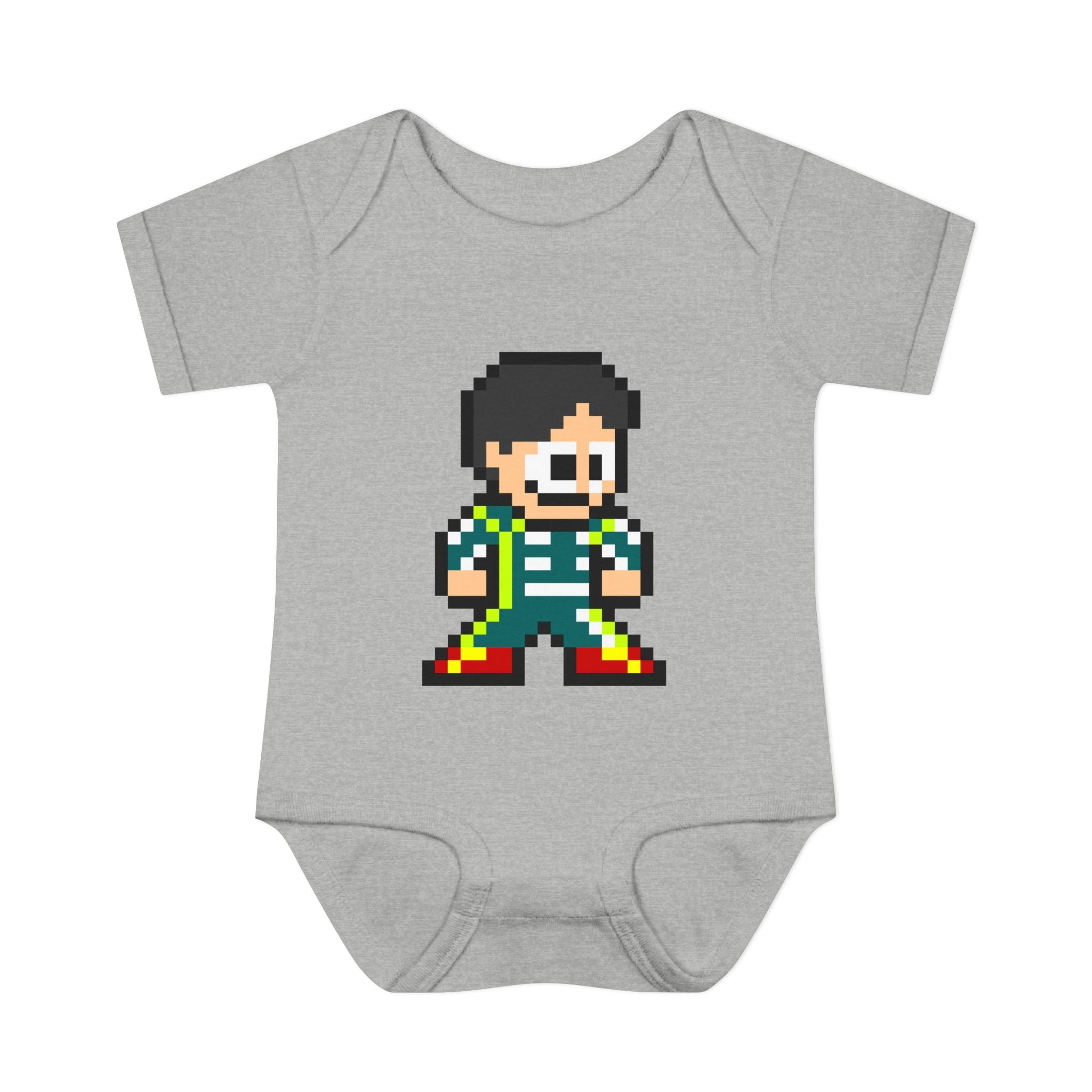 8-bit Lance Stroll Baby Bodysuit