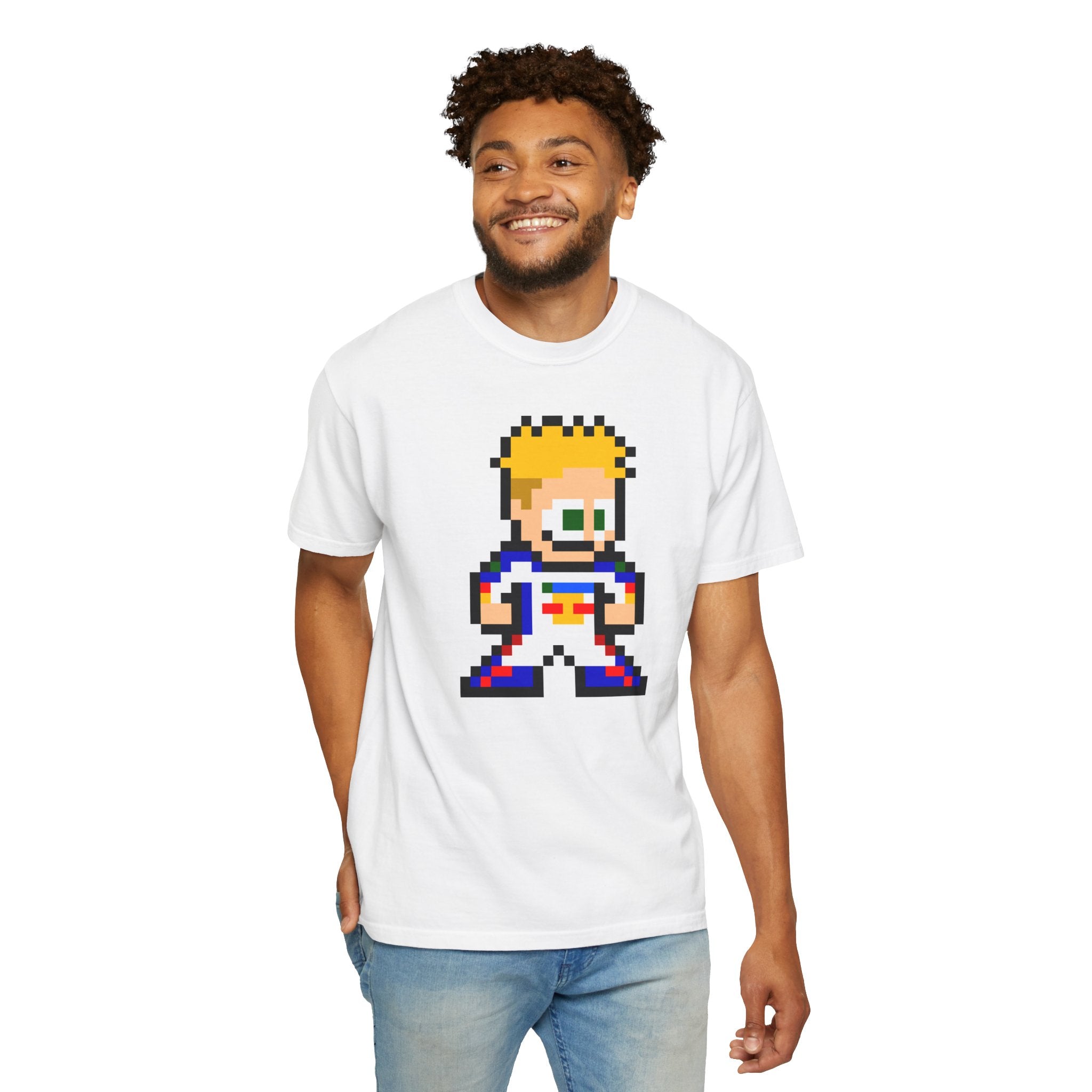 8-bit Liam Lawson Adult Heavyweight 100% Cotton T-shirt