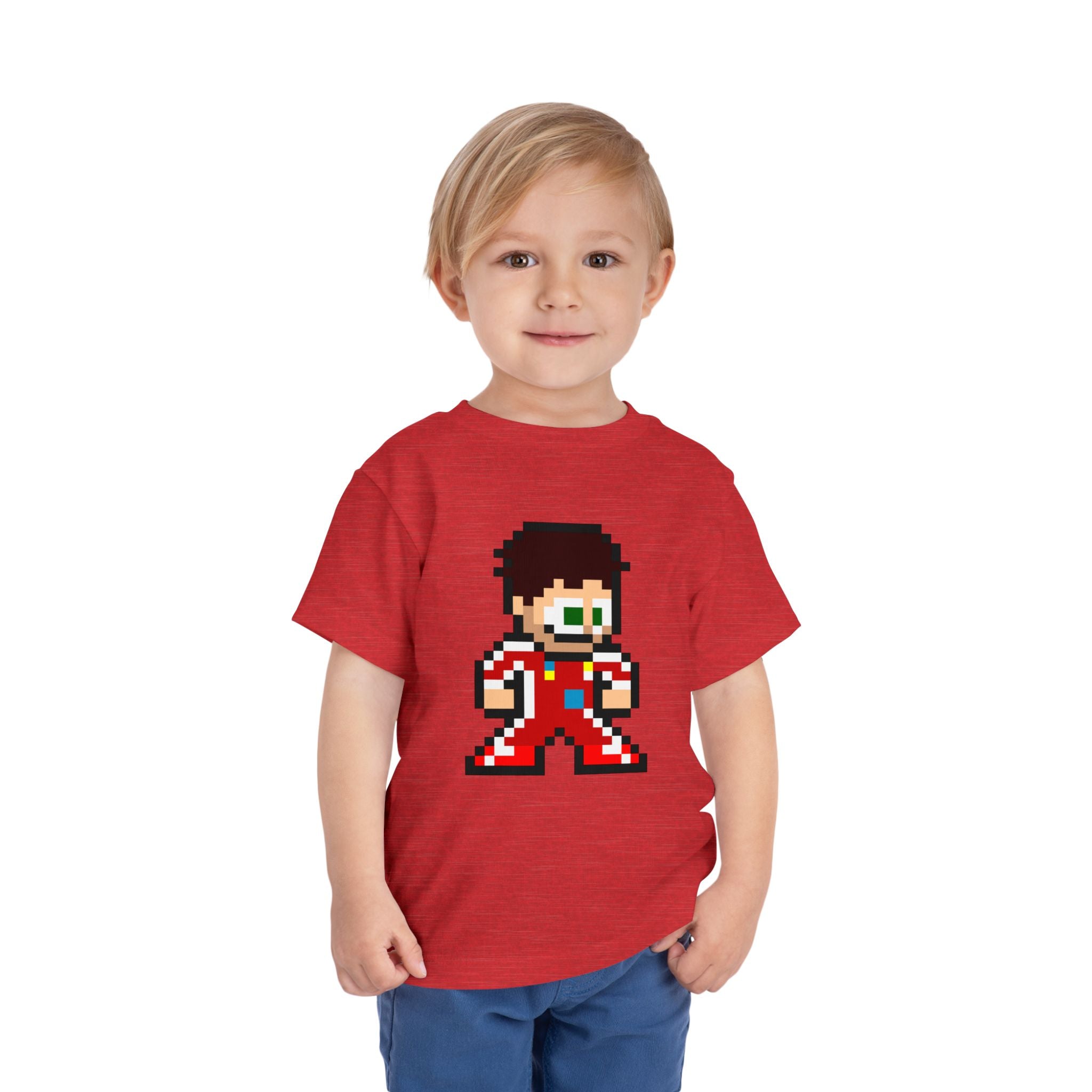 8-bit Charles Leclerc Toddler Tee