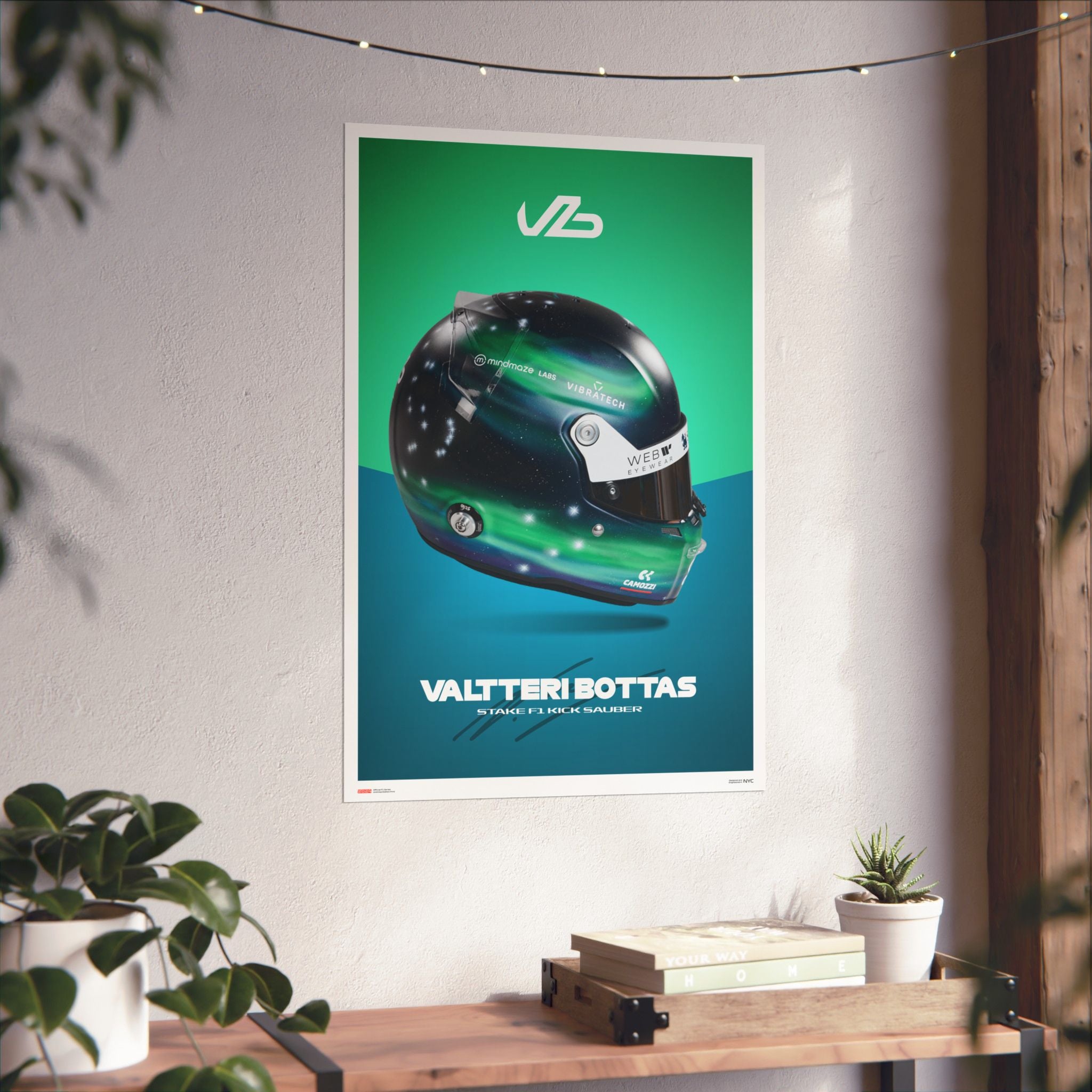 Valtteri Bottas Signature Poster