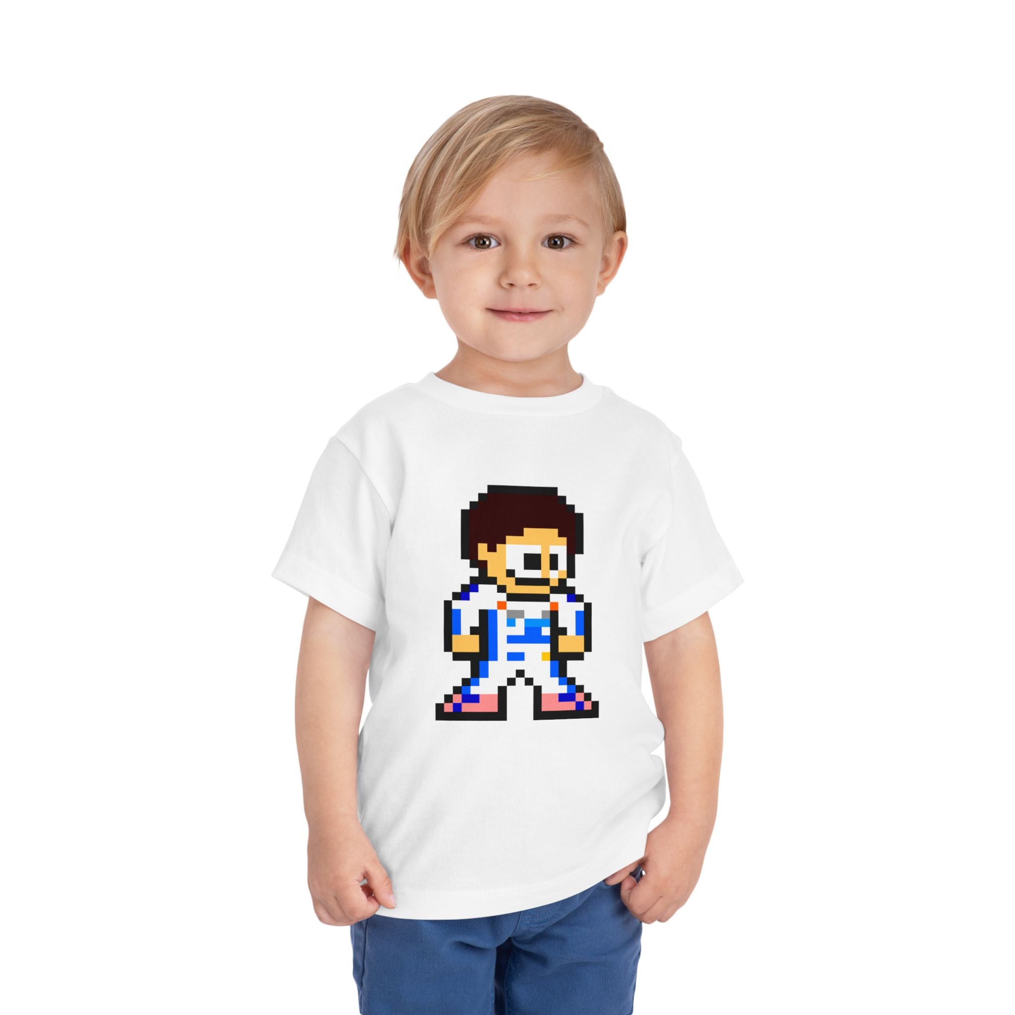 8-bit Alex Albon Toddler Tee