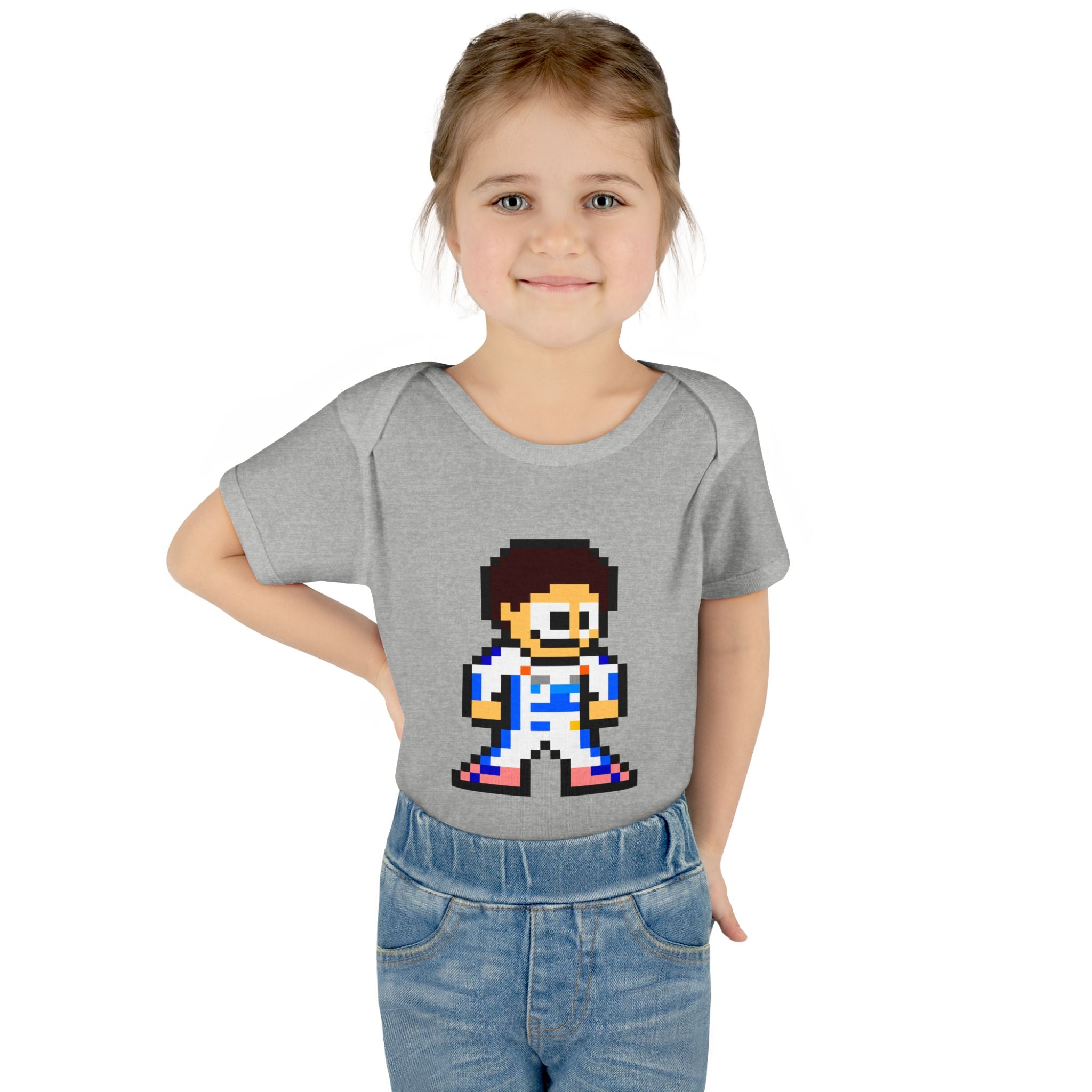 8-bit Alex Albon Baby Bodysuit