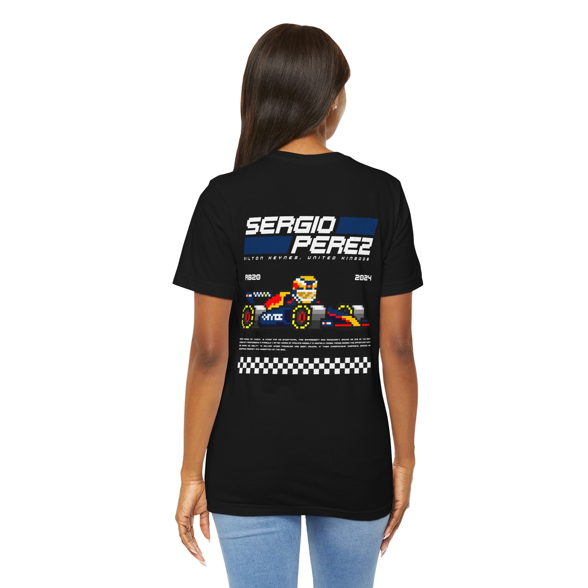 Sergio Perez 8-bit Team T-shirt