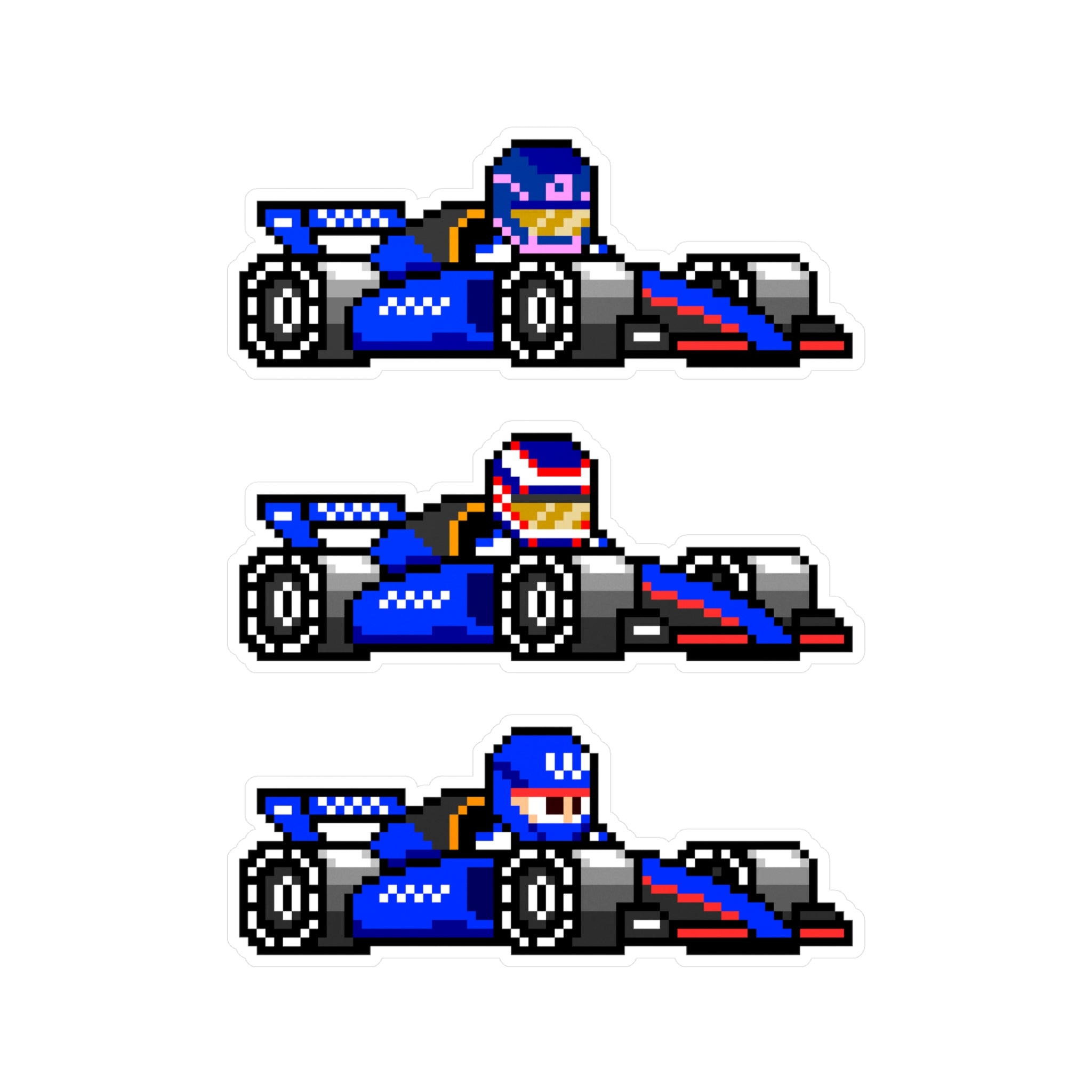 Williams 8-bit Vinyl Decal Stickers