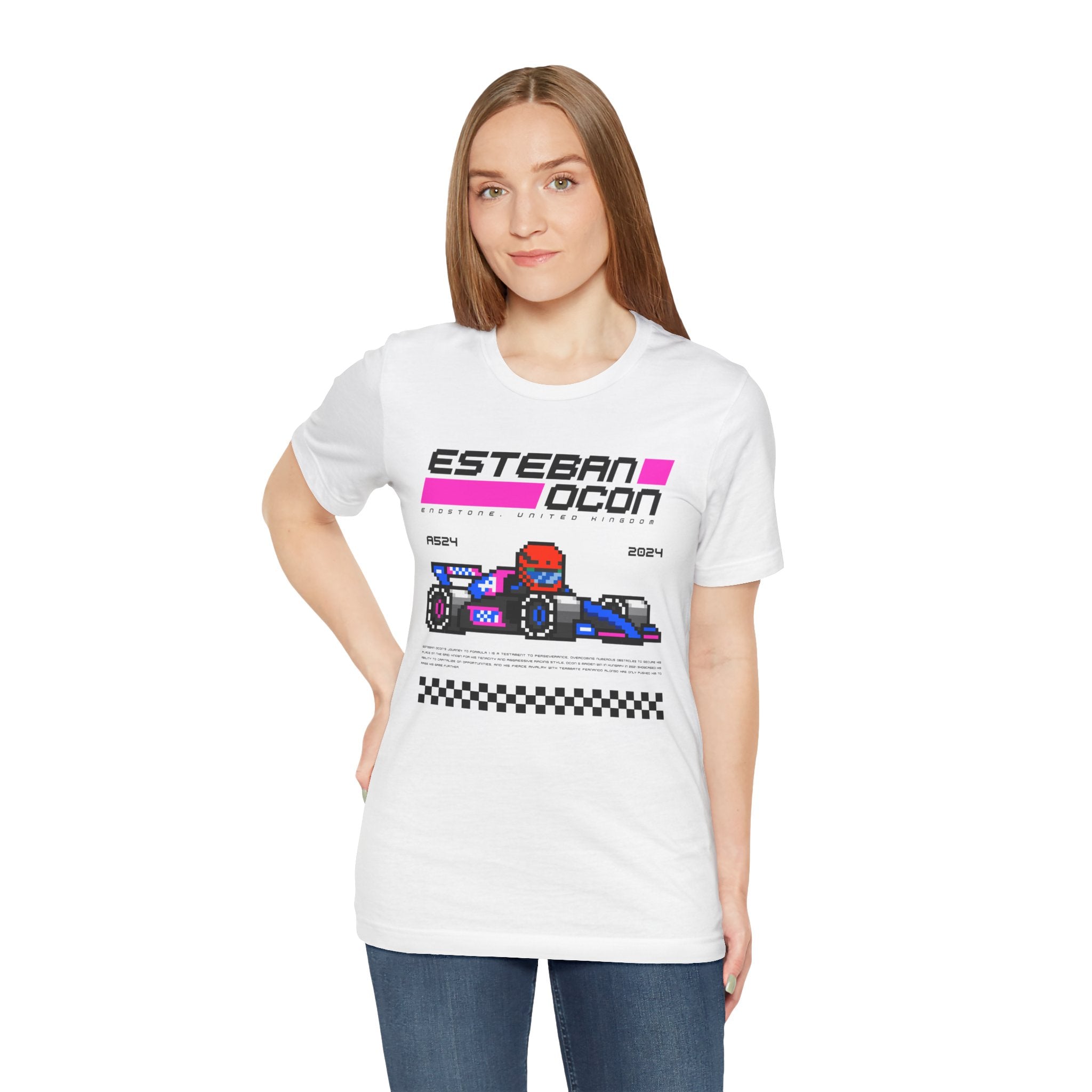Esteban Ocon 8-bit Team T-shirt