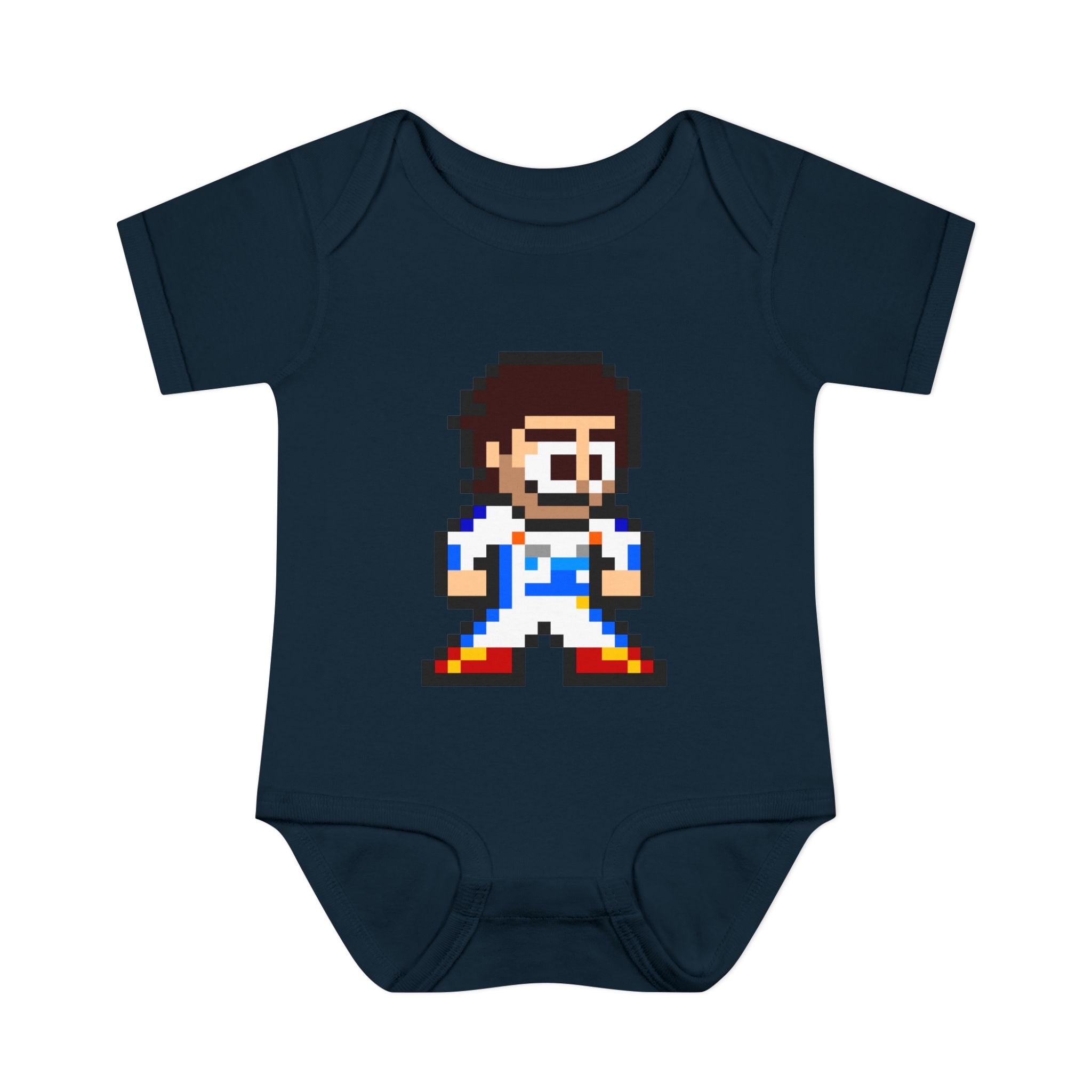 8-bit Carlos Sainz Baby Bodysuit