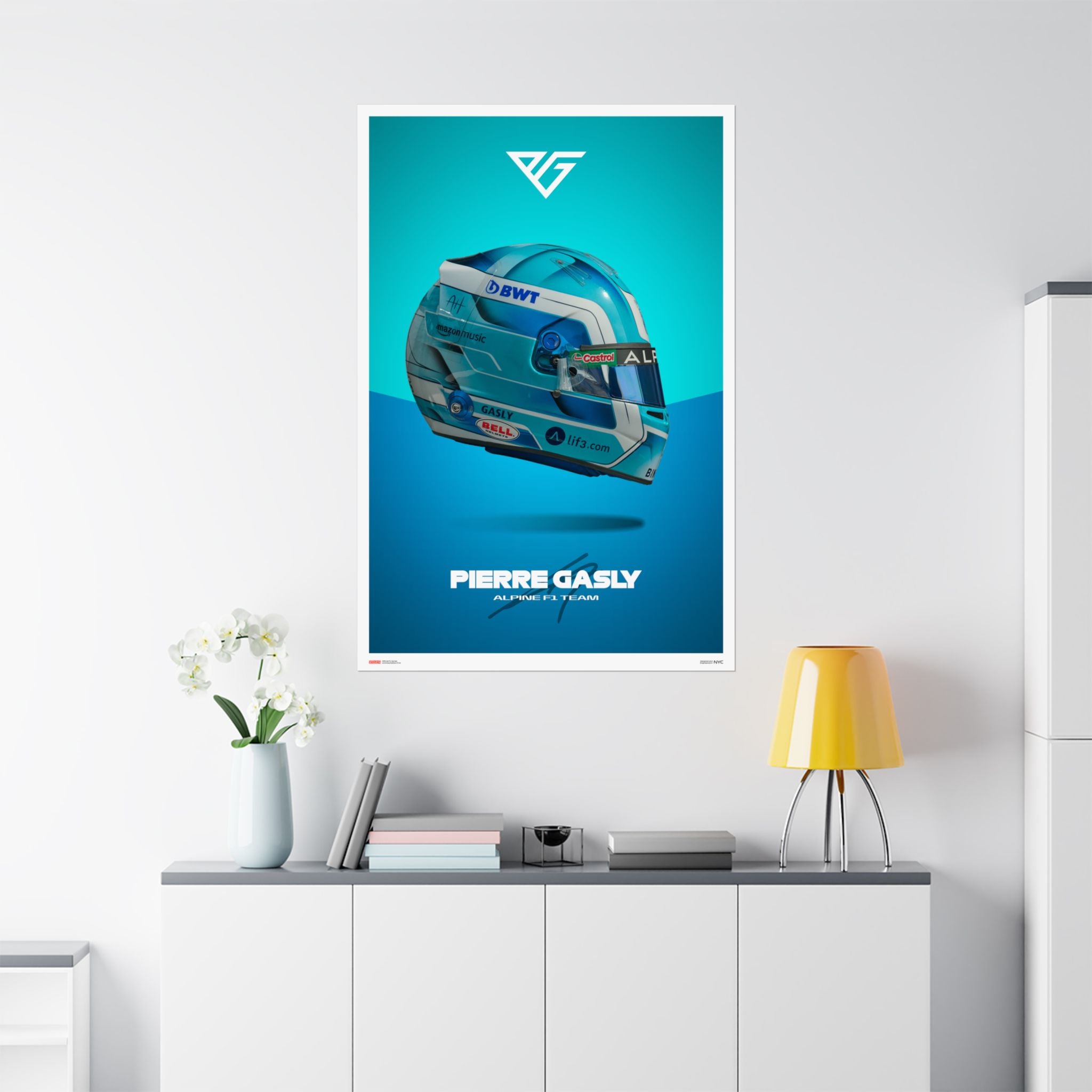 Pierre Gasly Signature Poster