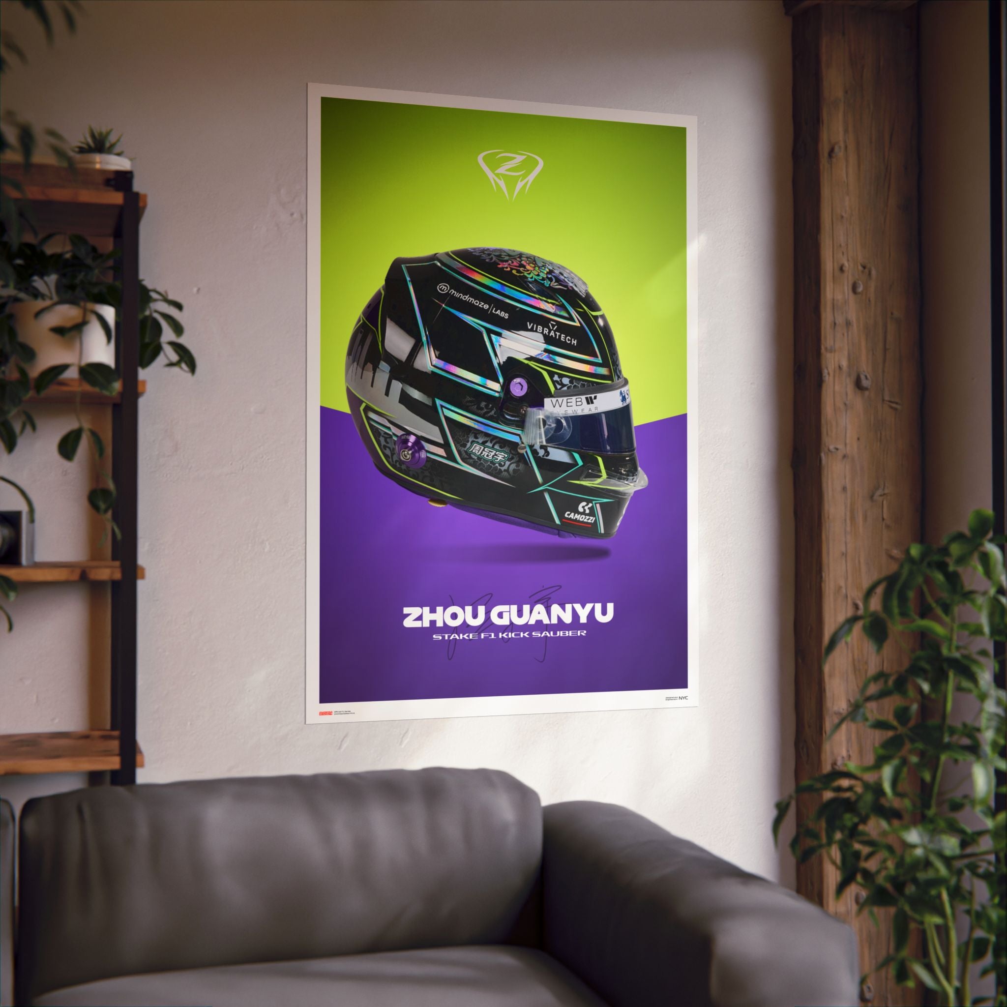 Zhou Guanyu Signature Poster