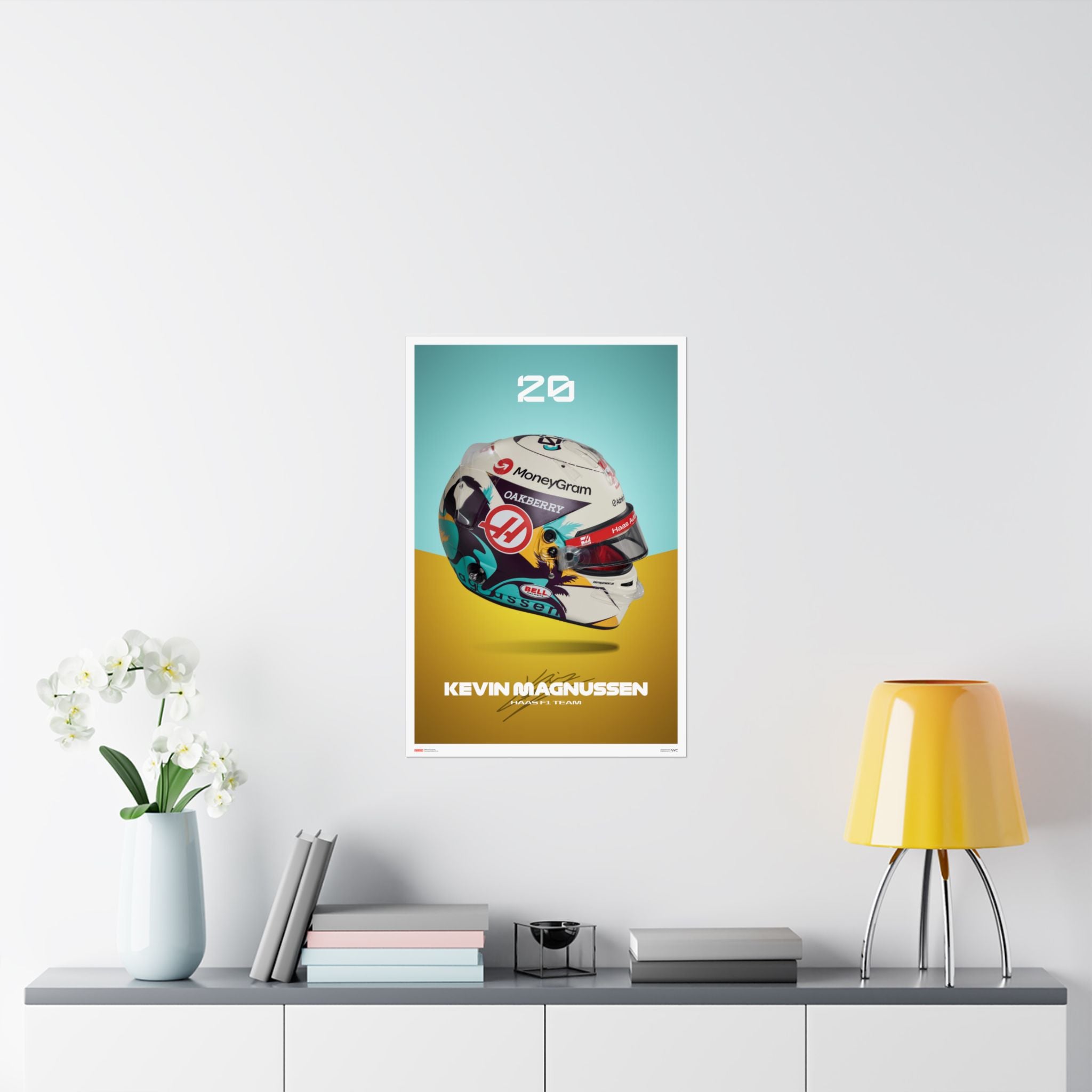 Kevin Magnussen Signature Poster