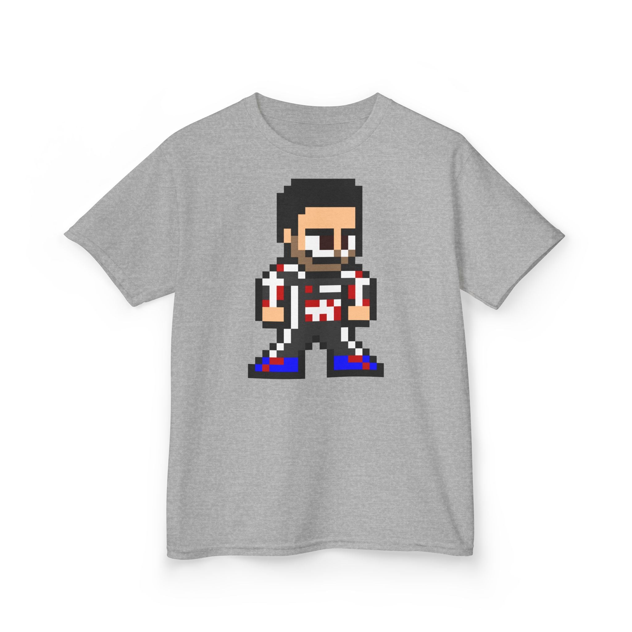 8-bit Esteban Ocon Kids Tee
