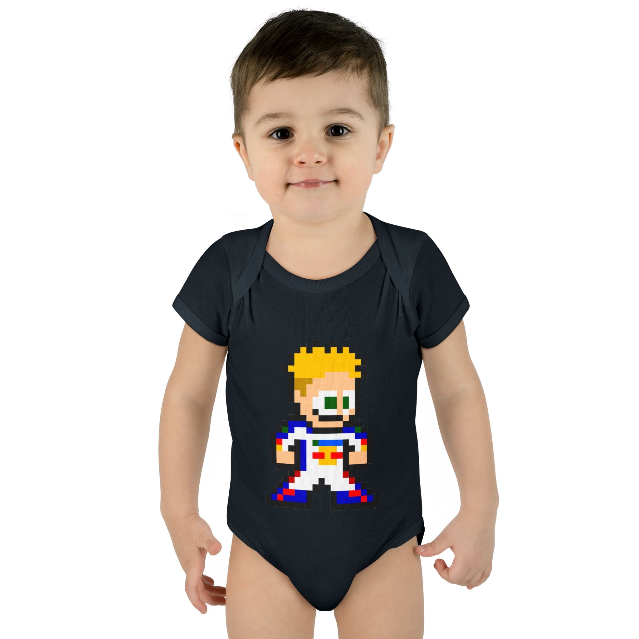 8-bit Liam Lawson Baby Bodysuit