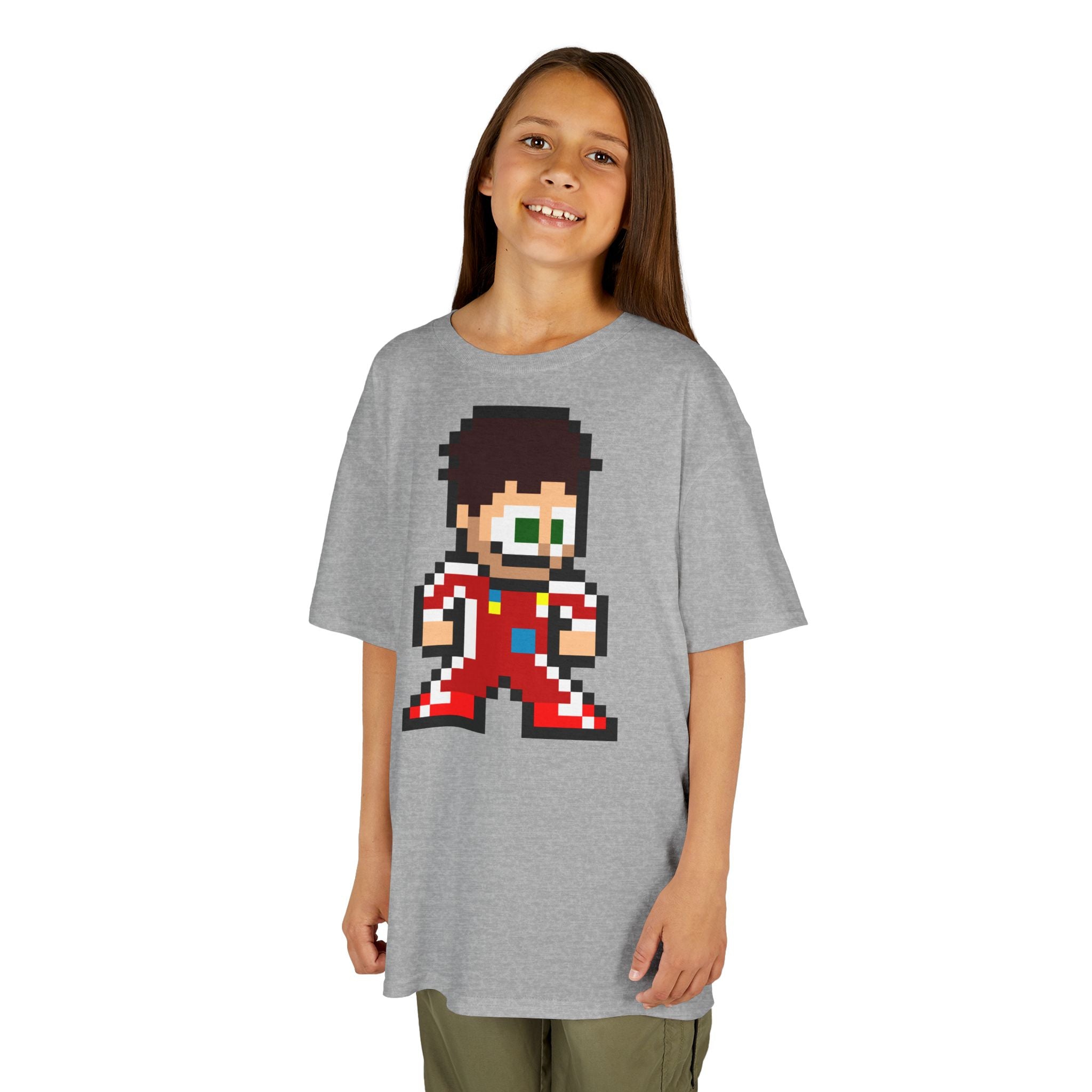 8-bit Charles Leclerc Kids Tee