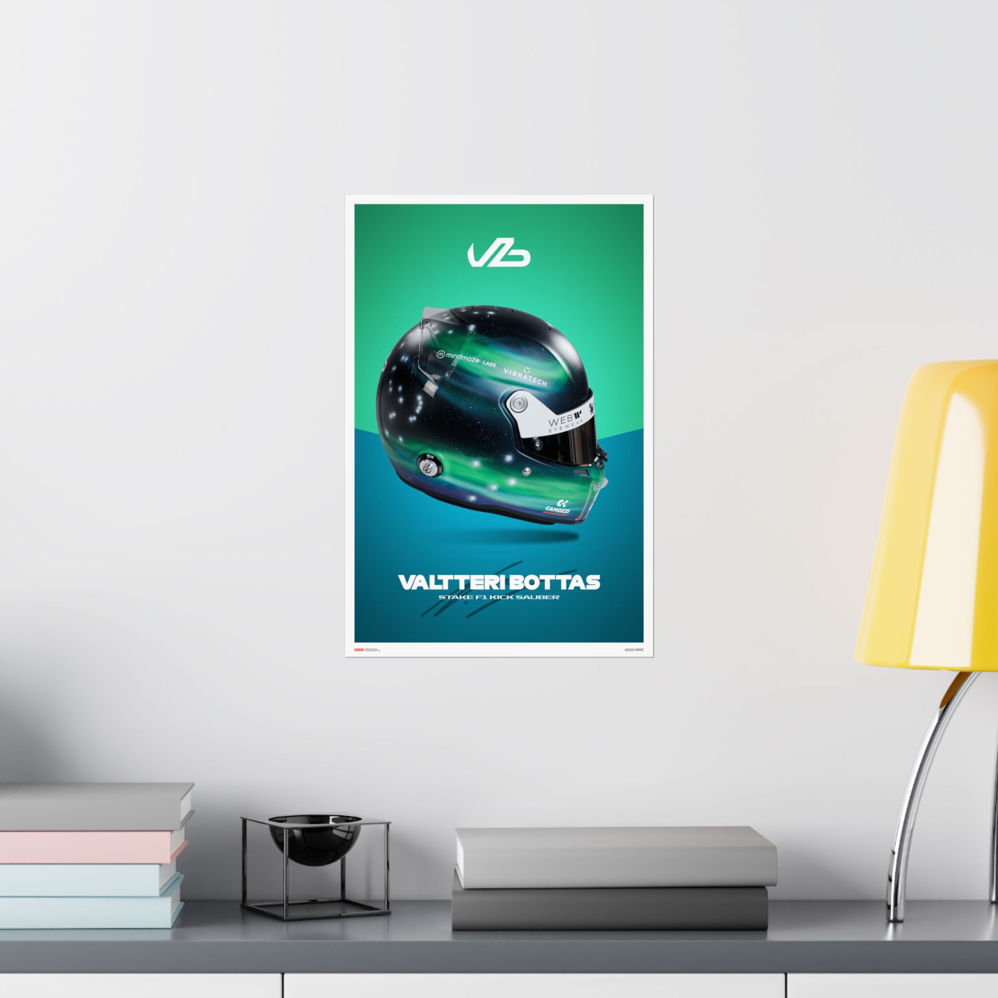 Valtteri Bottas Signature Poster