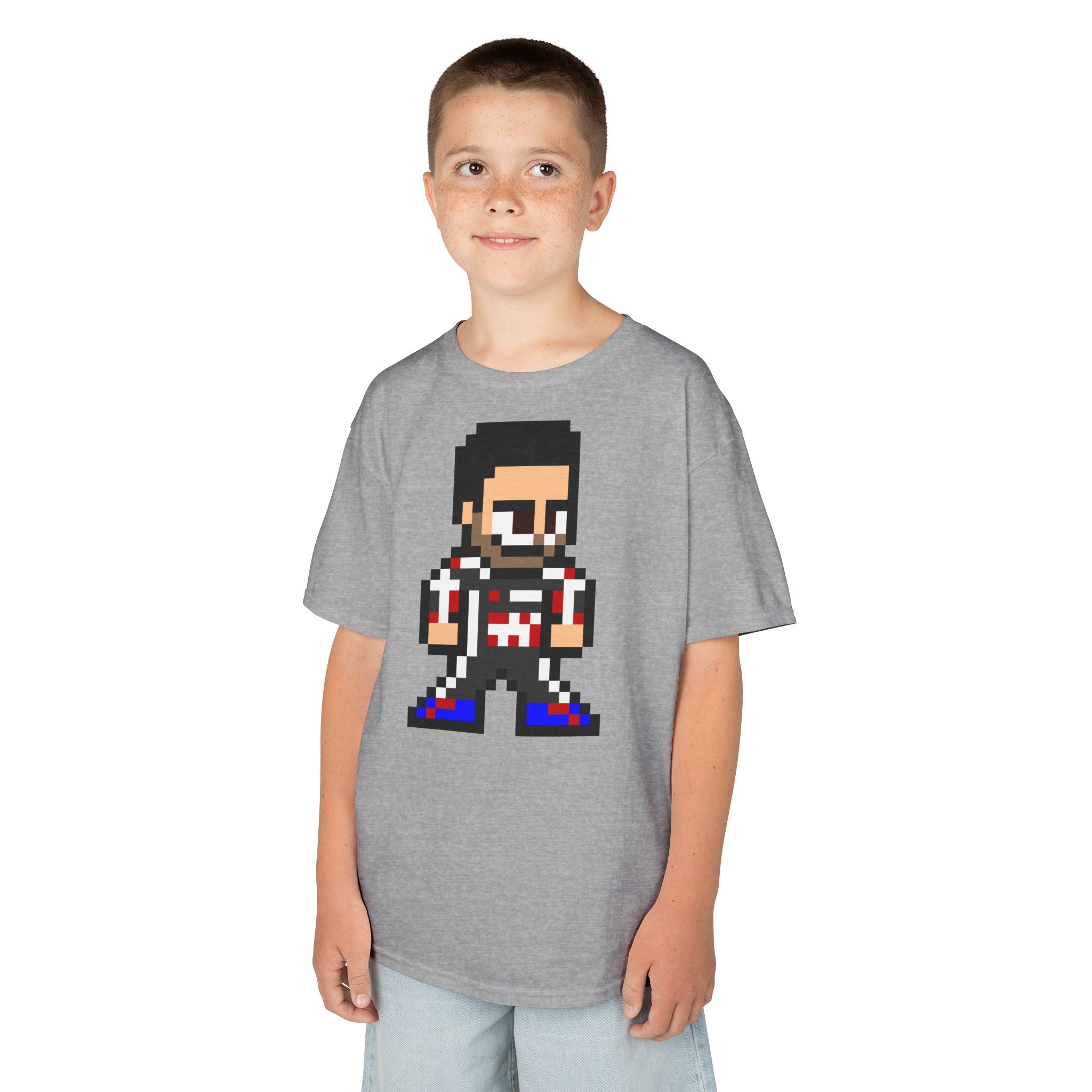 8-bit Esteban Ocon Kids Tee