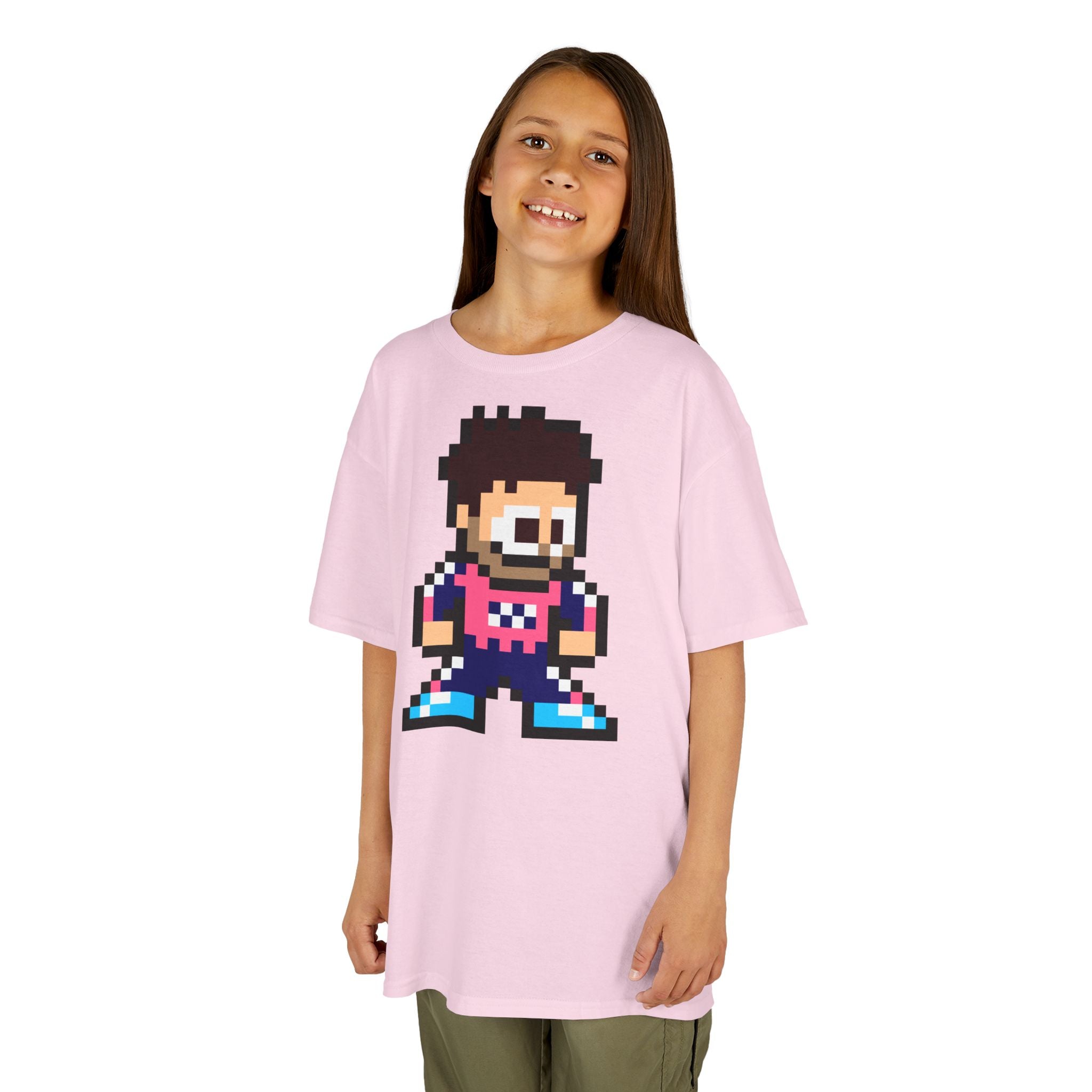 8-bit Franco Colapinto Kids Tee