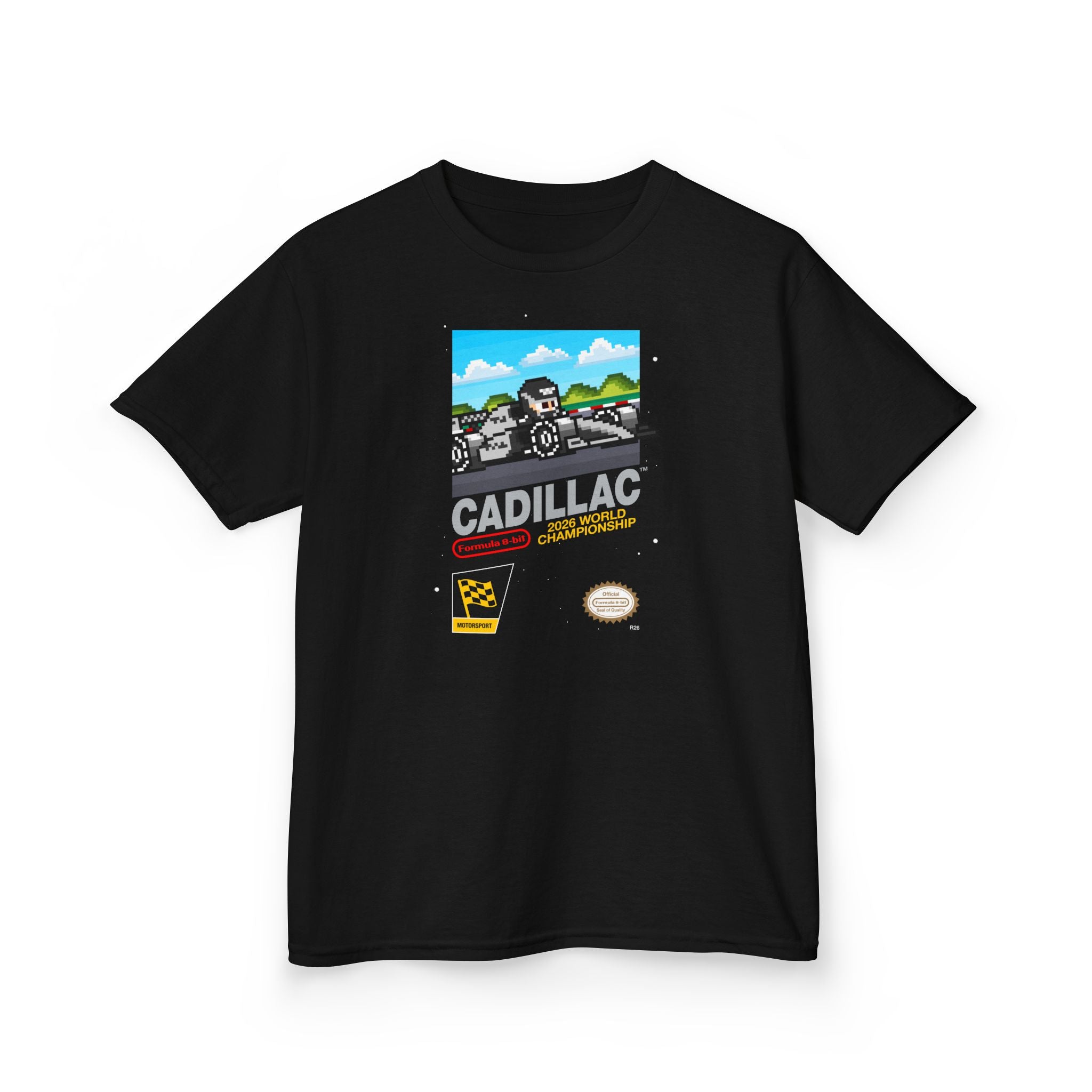 Cadillac 8-bit Game Kids Tee