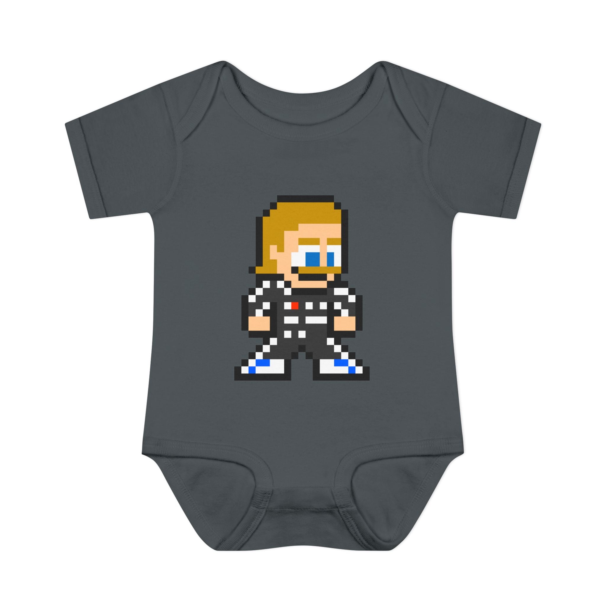 8-bit Valtteri Bottas Baby Bodysuit