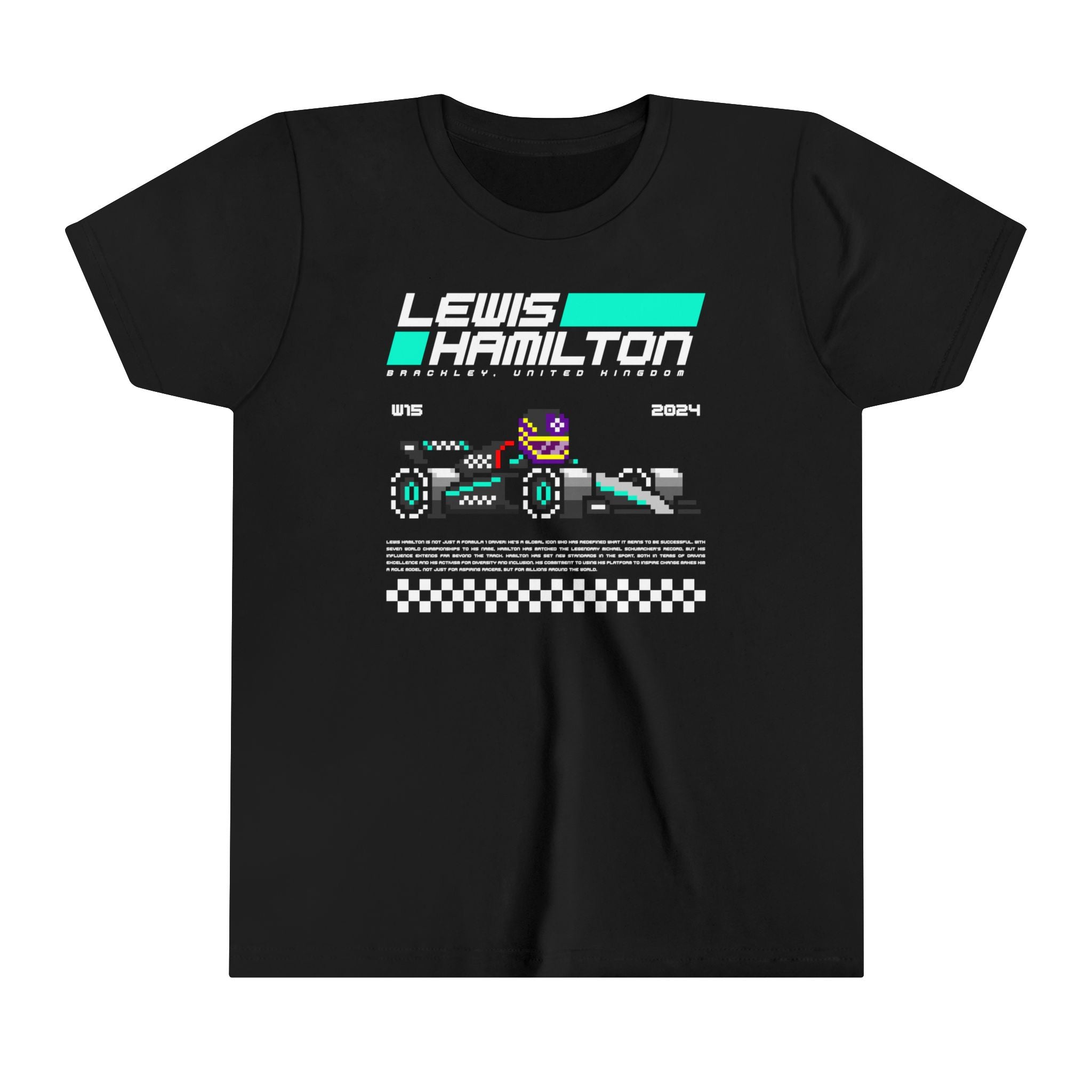 Lewis Hamilton 8-bit Team Youth T-shirt