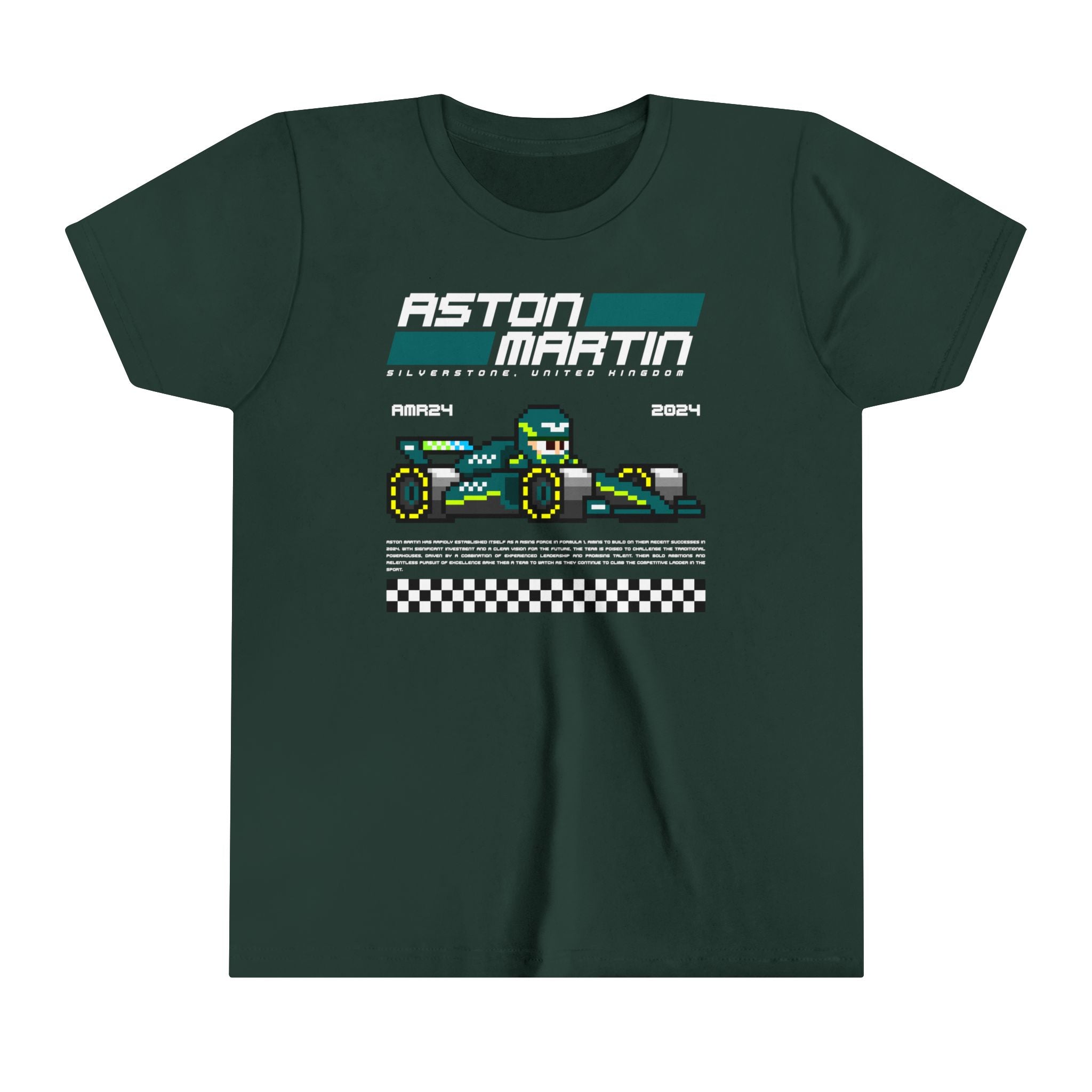 Aston Martin 8-bit Team Youth T-shirt