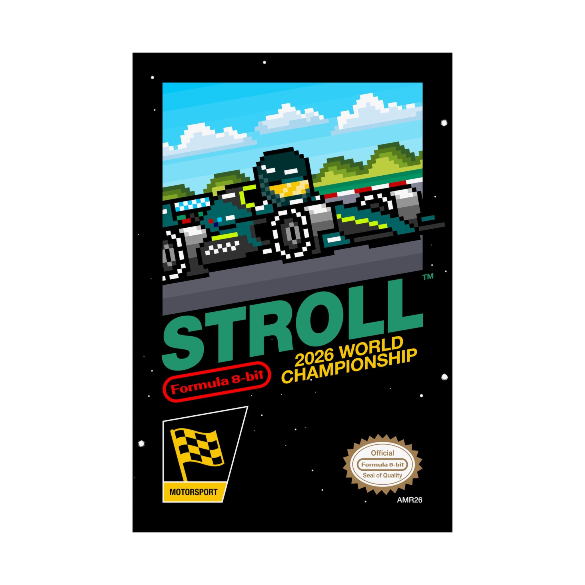 Stroll 8-bit Game Poster