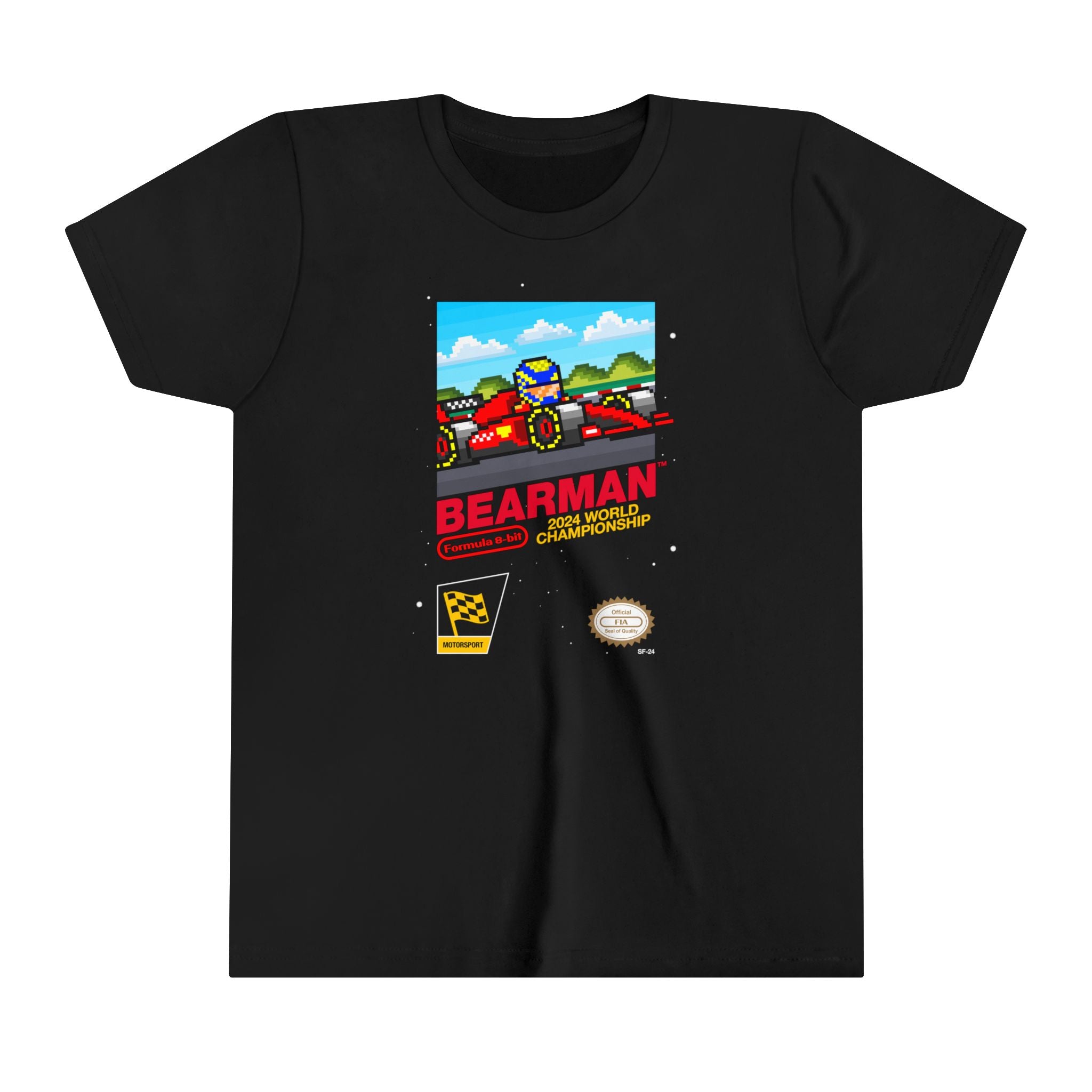 Bearman 8-bit Game Youth T-shirt