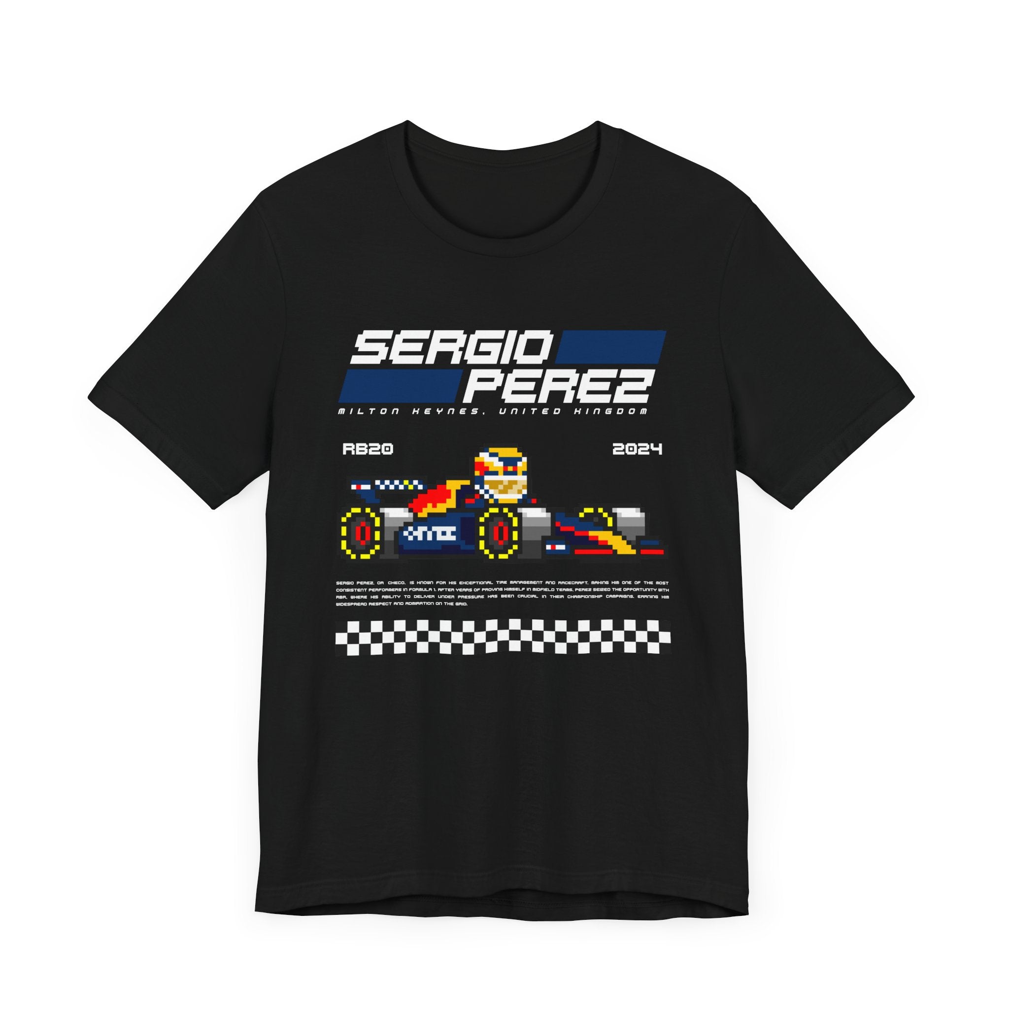 Sergio Perez 8-bit Team T-shirt