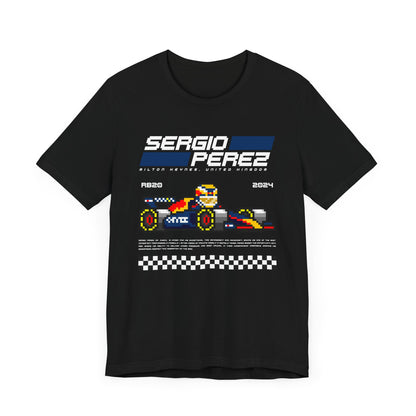 Sergio Perez 8-bit Team T-shirt