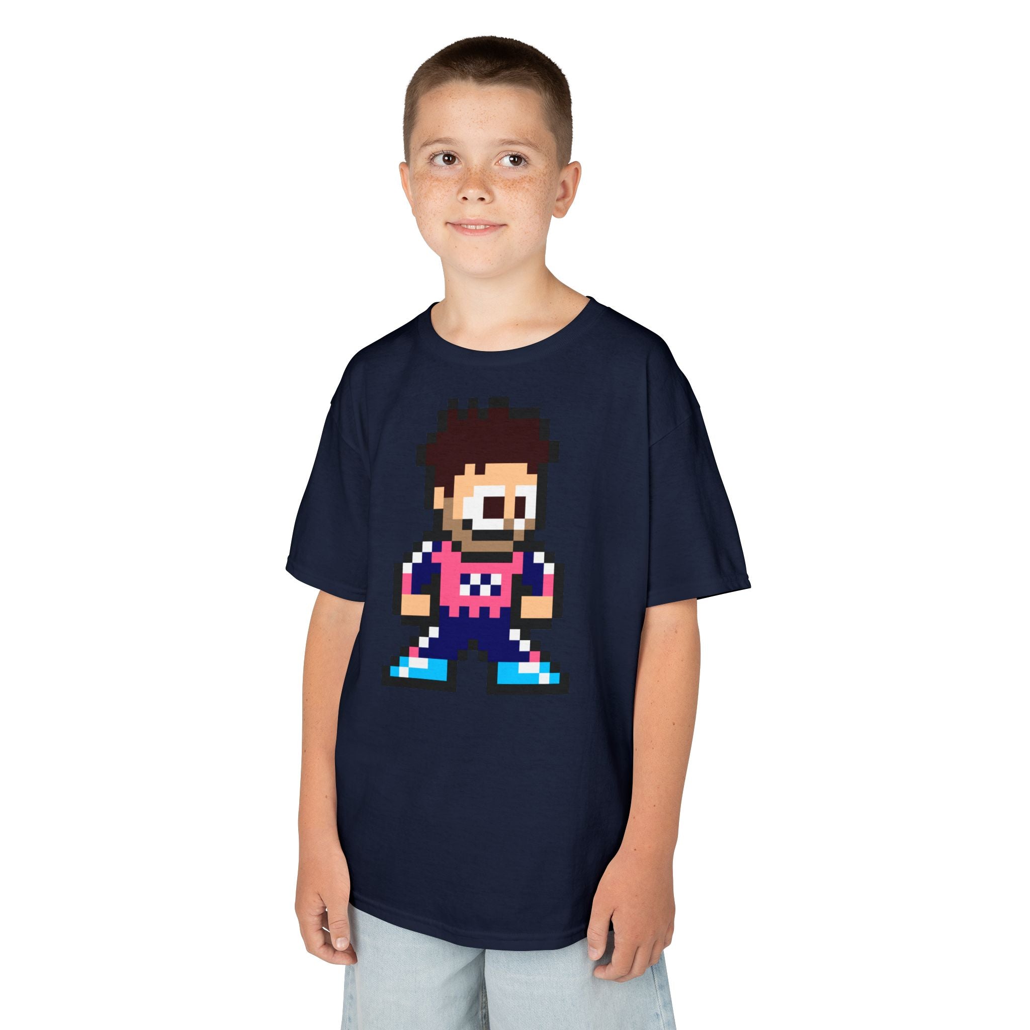 8-bit Franco Colapinto Kids Tee