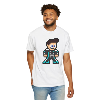 8-bit George Russell Adult Heavyweight 100% Cotton T-shirt