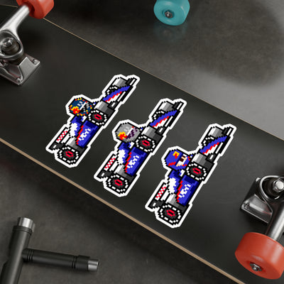 Visa Cash App RB 8-bit Vinyl Decal Stickers